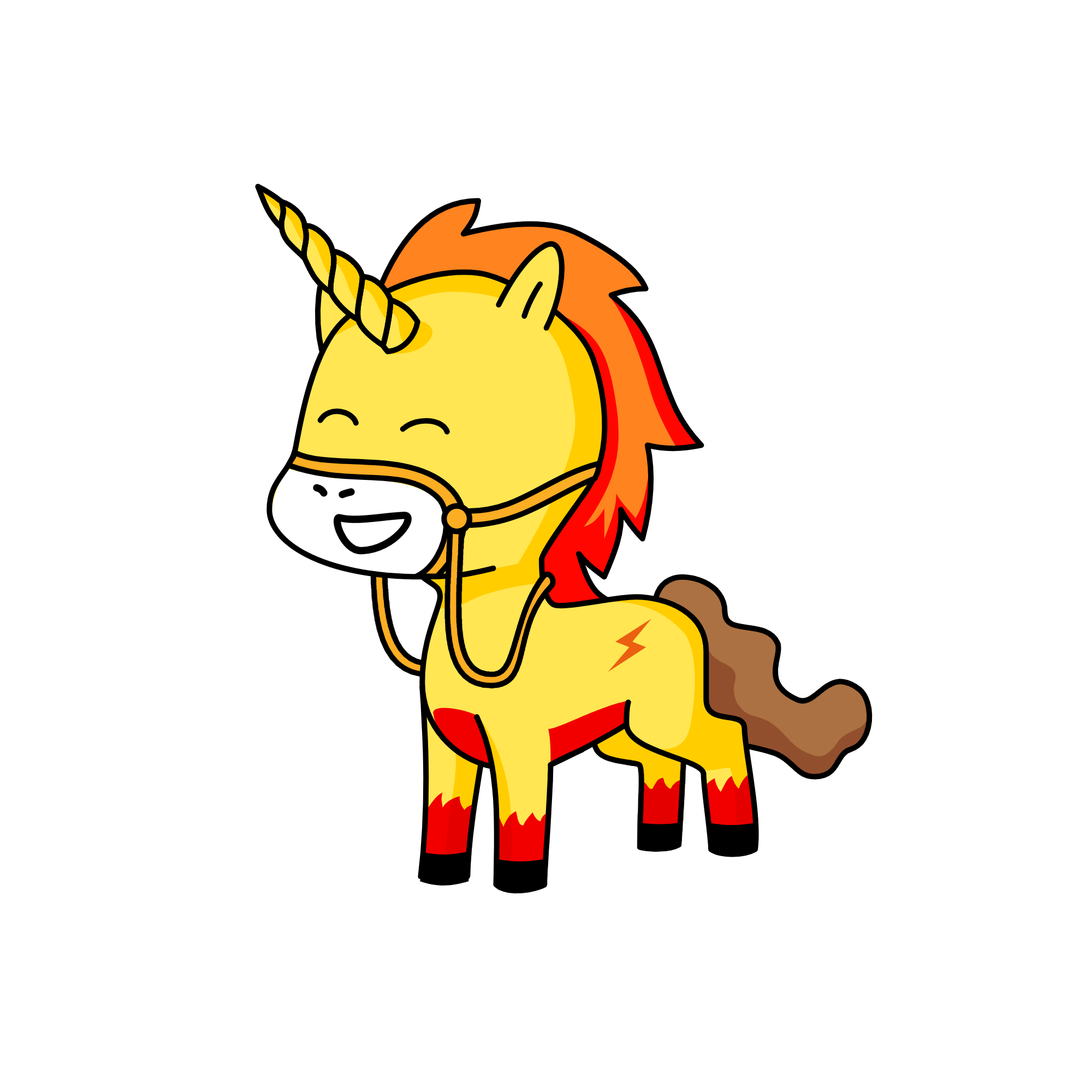 Fries, the unicorn