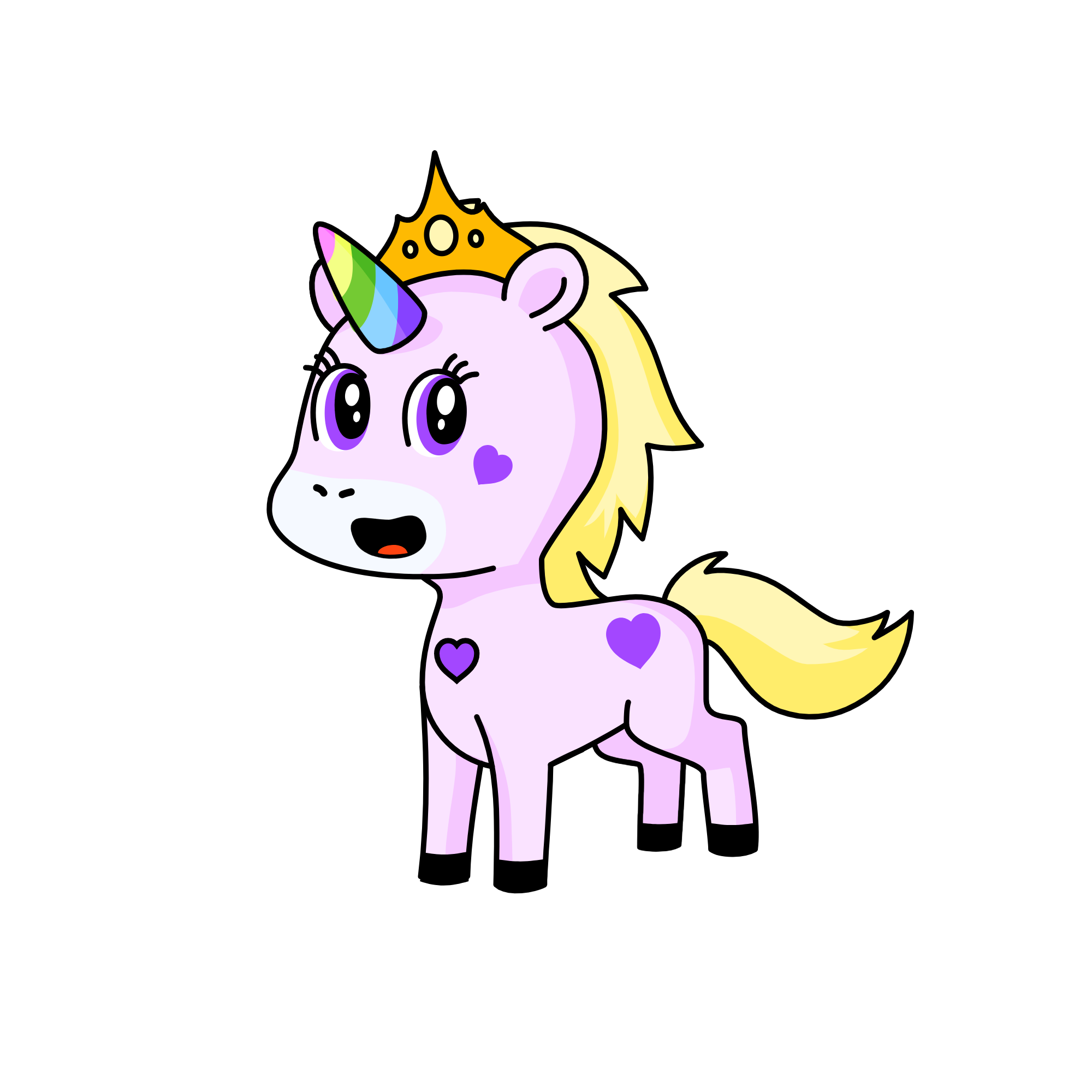 Imma pink rainbow🌈, Imma pink rainbow🌈!!!, the unicorn