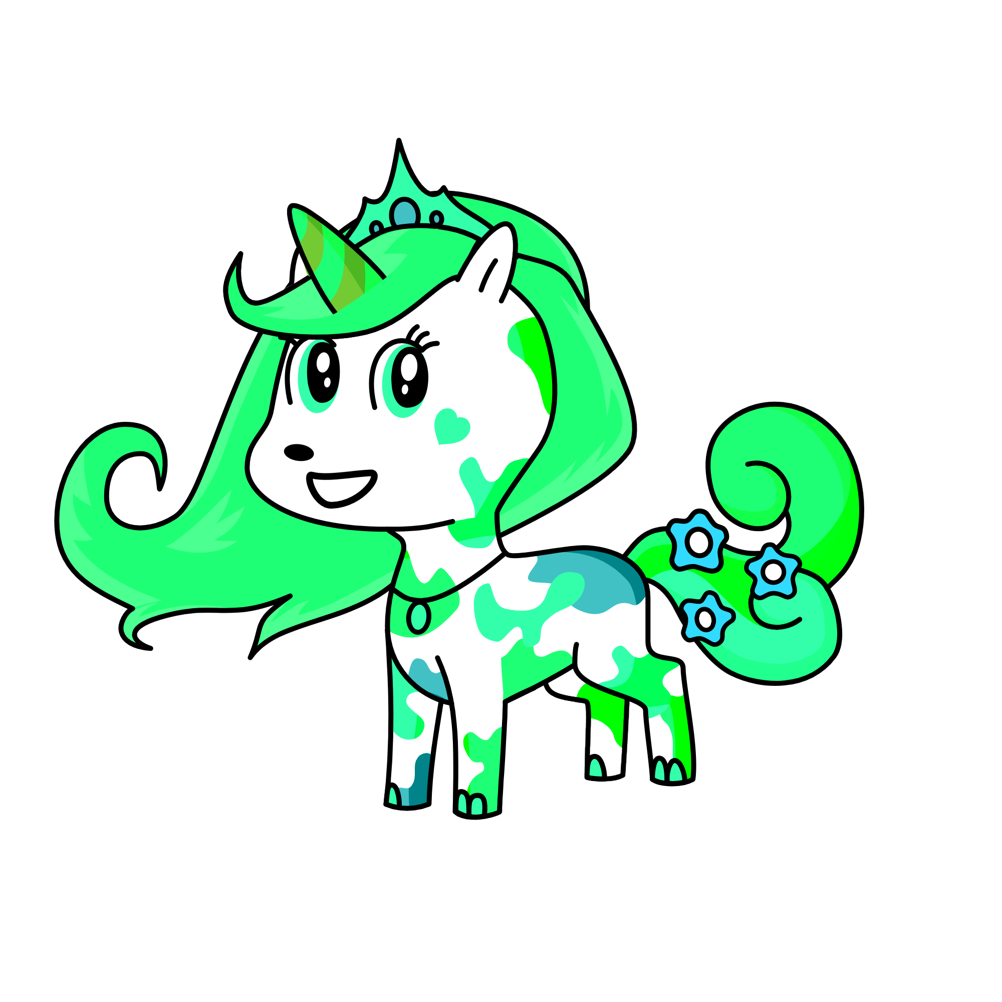 Allena, the unicorn