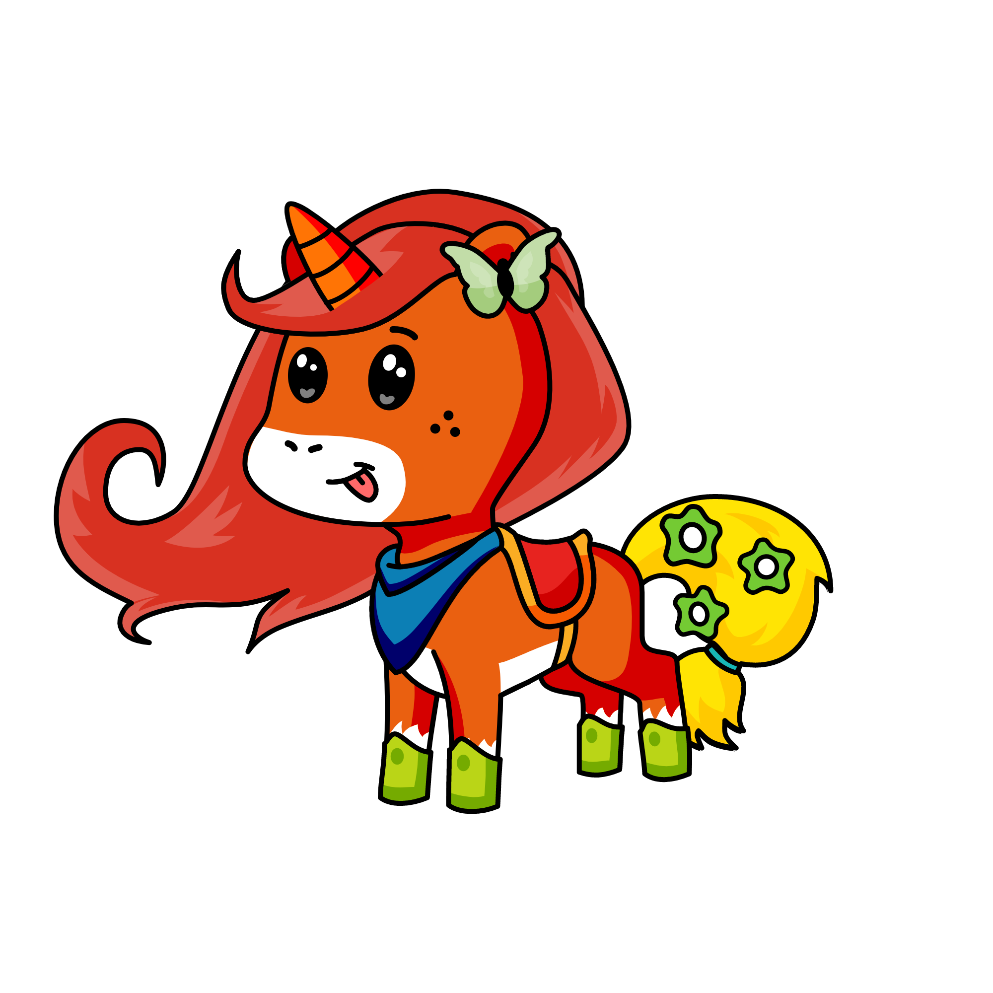 FOXY, the unicorn
