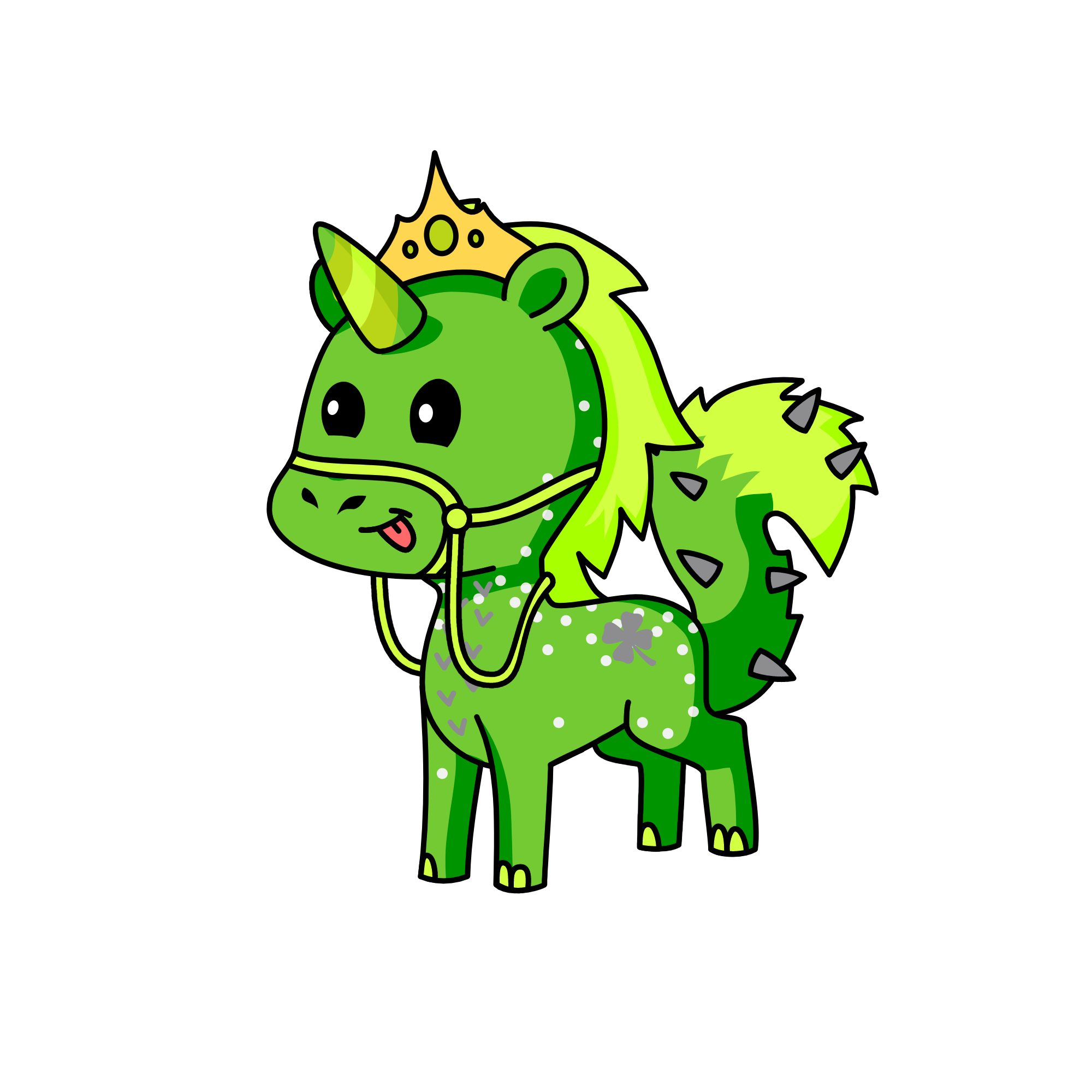 King Cactus, the unicorn