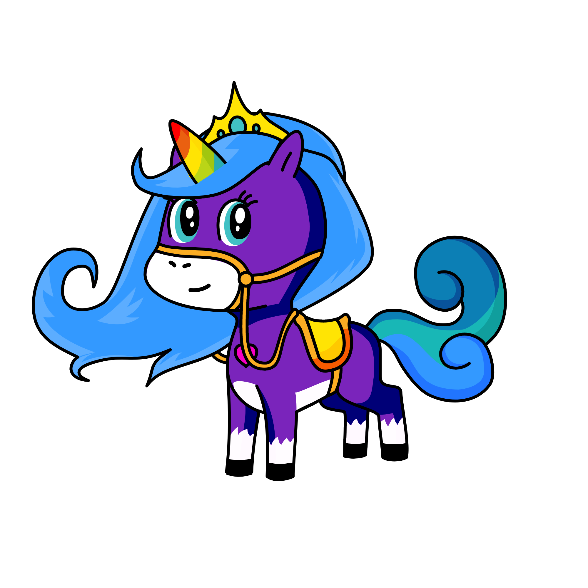 Princesa ⭐, the unicorn