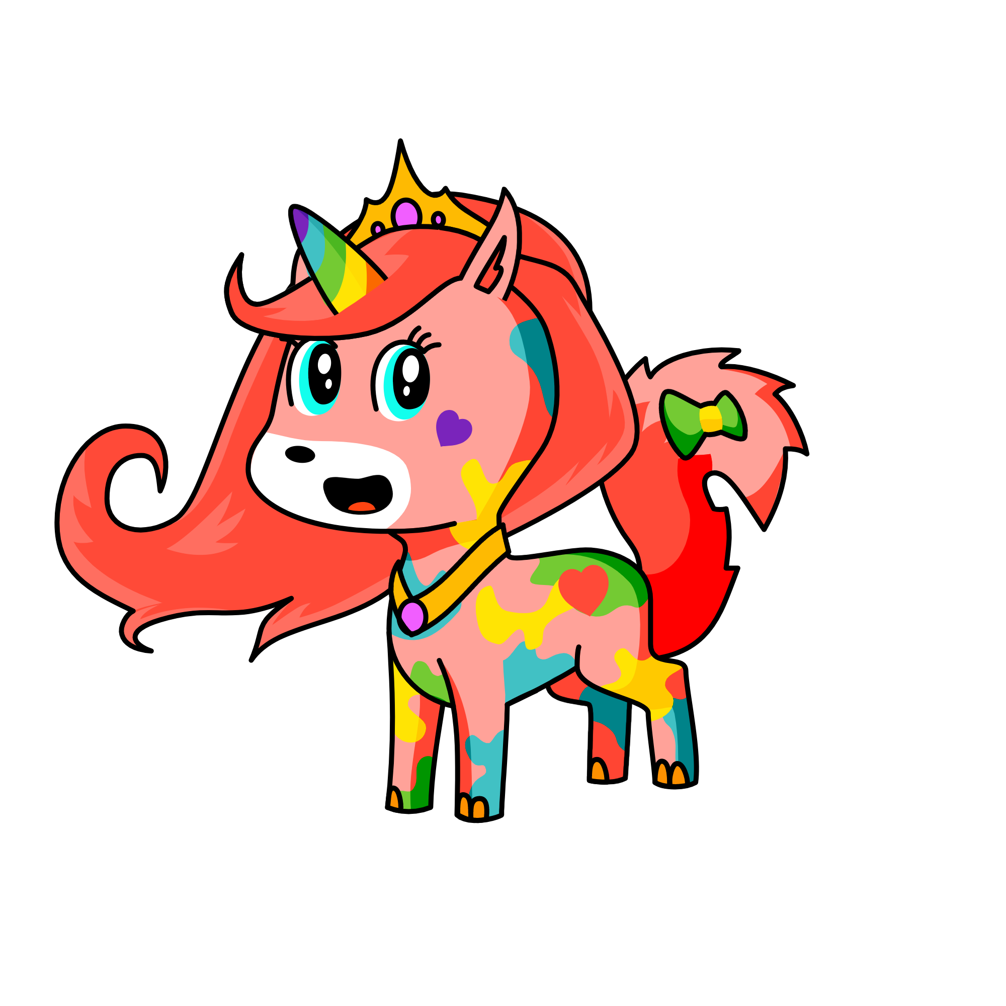 🌈Queen Rainbow🌈, the unicorn