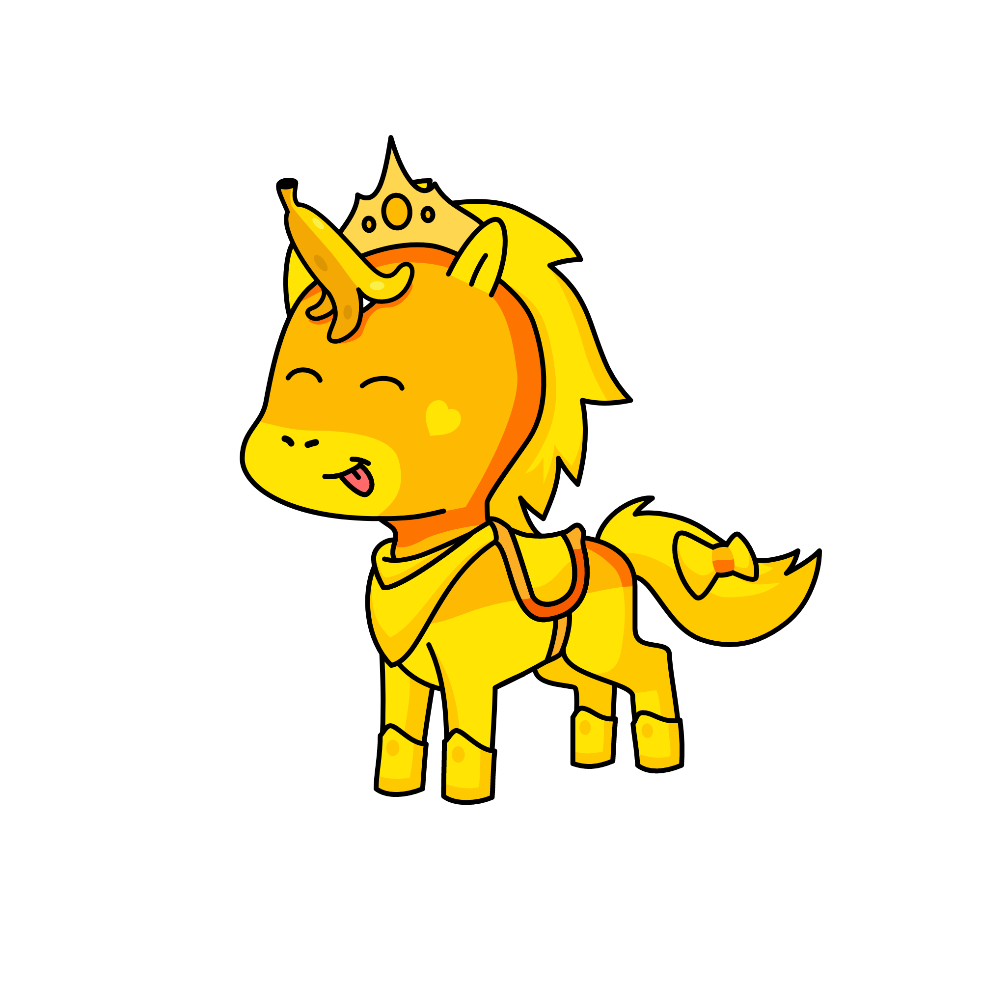 princess clumsy, the unicorn