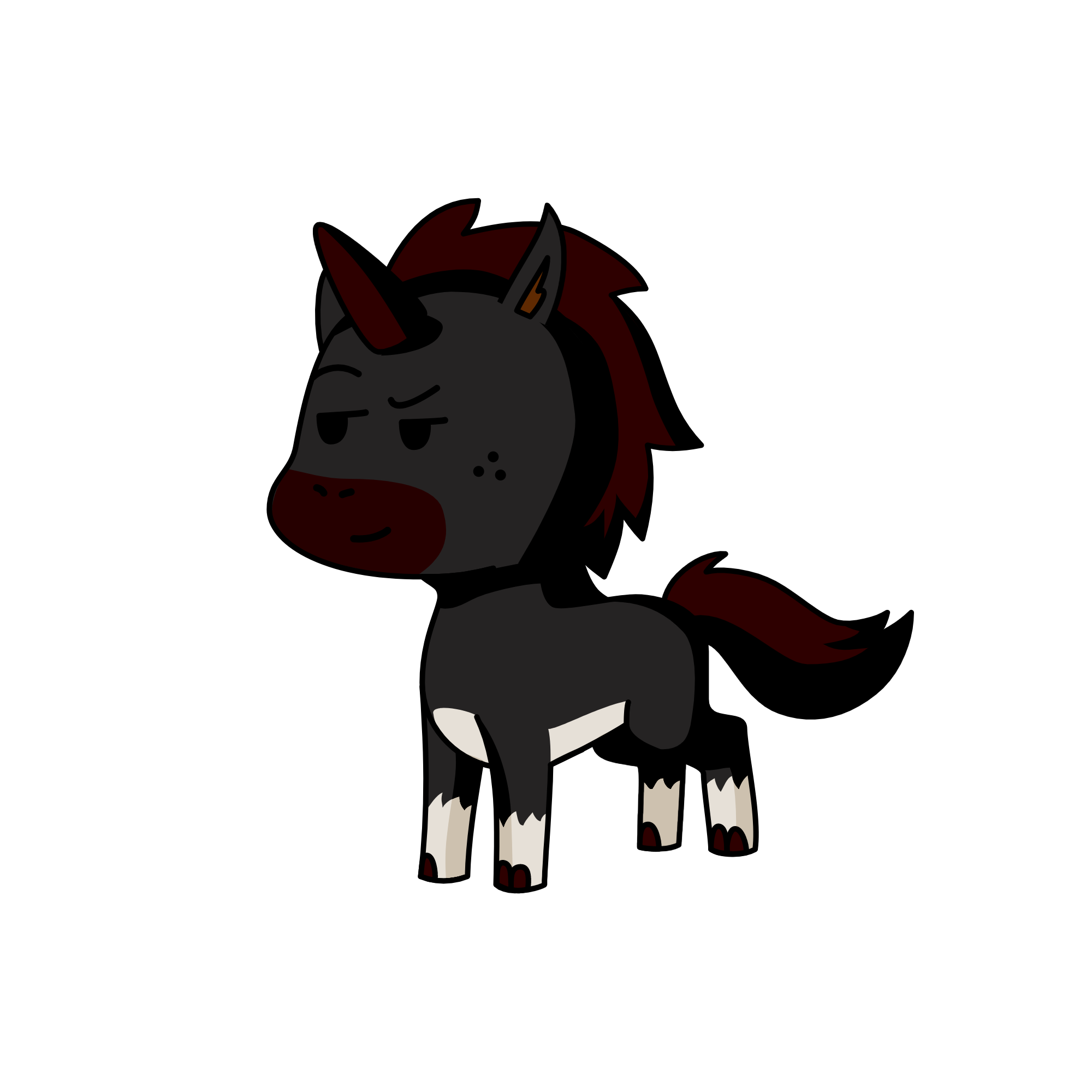 blak, the unicorn