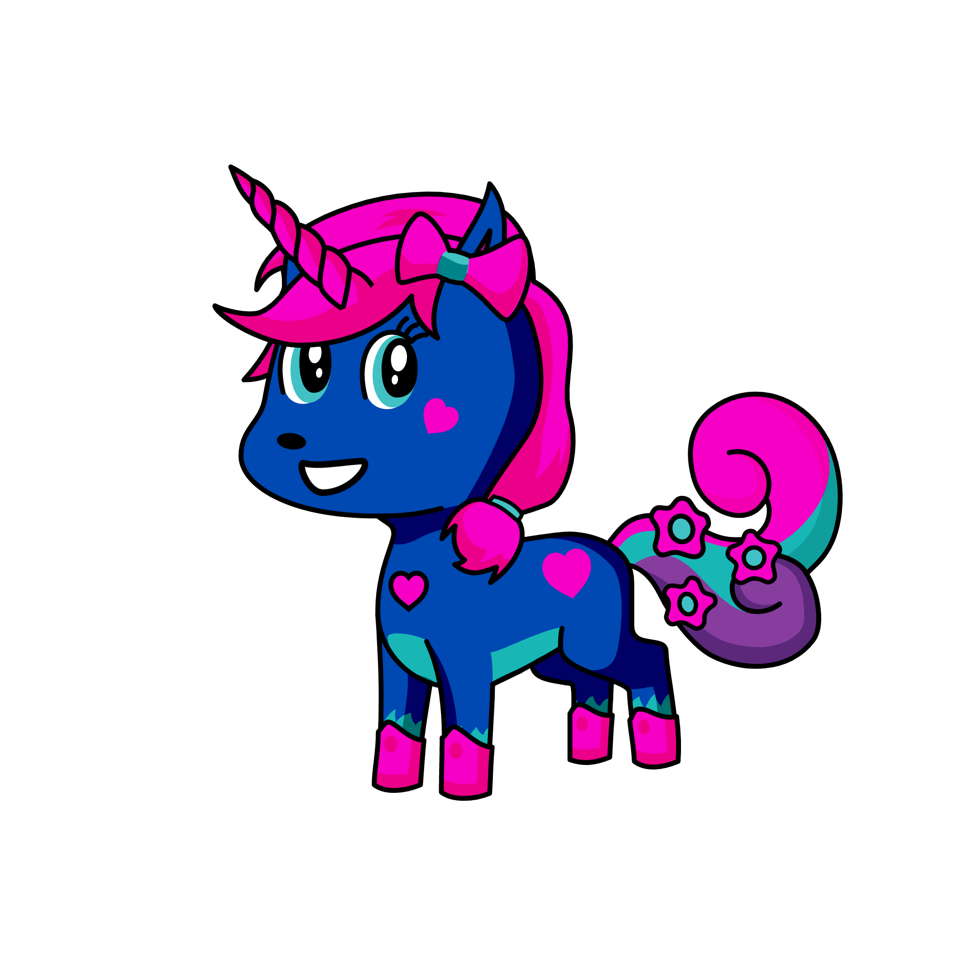 Cotton candy, the unicorn