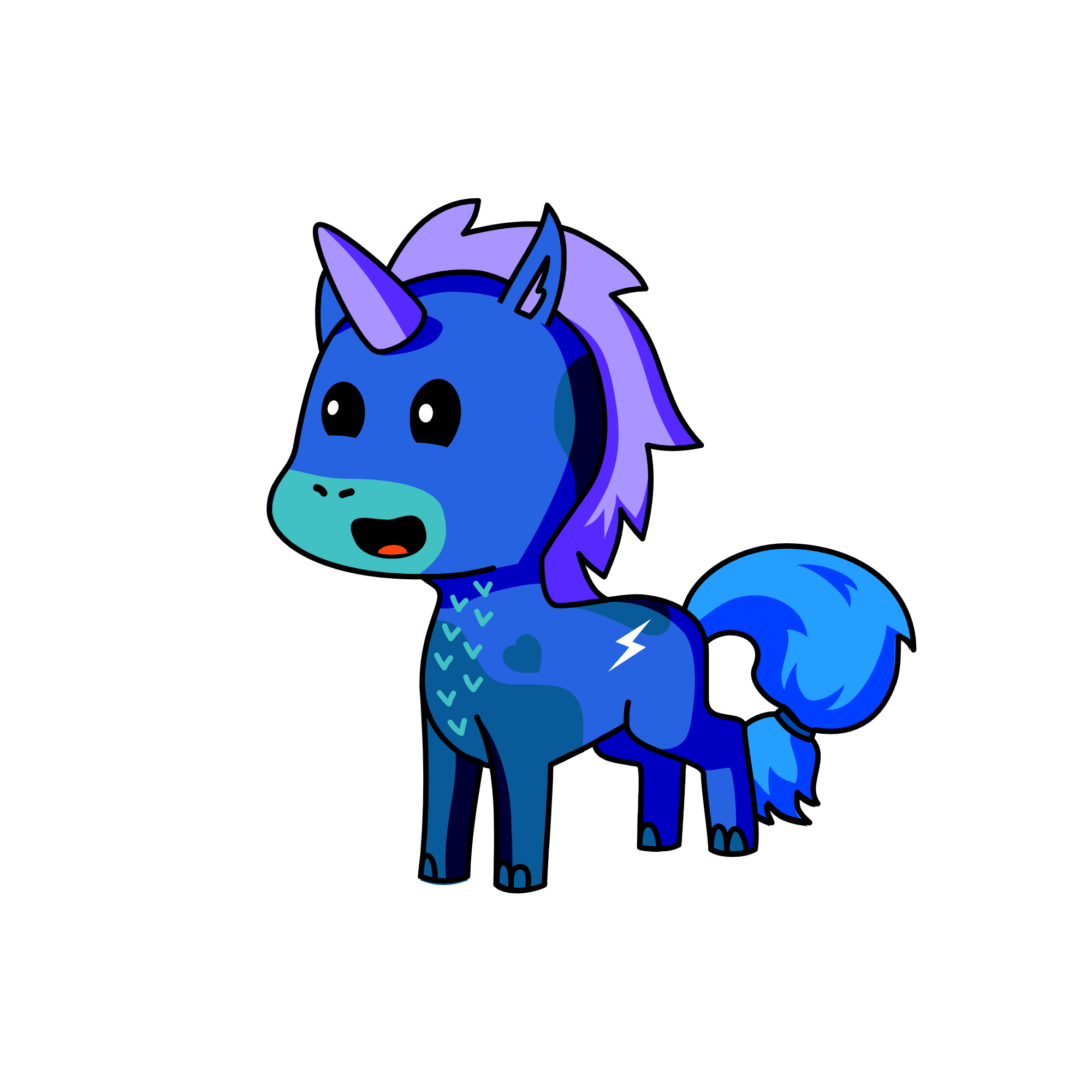 Stitch, the unicorn