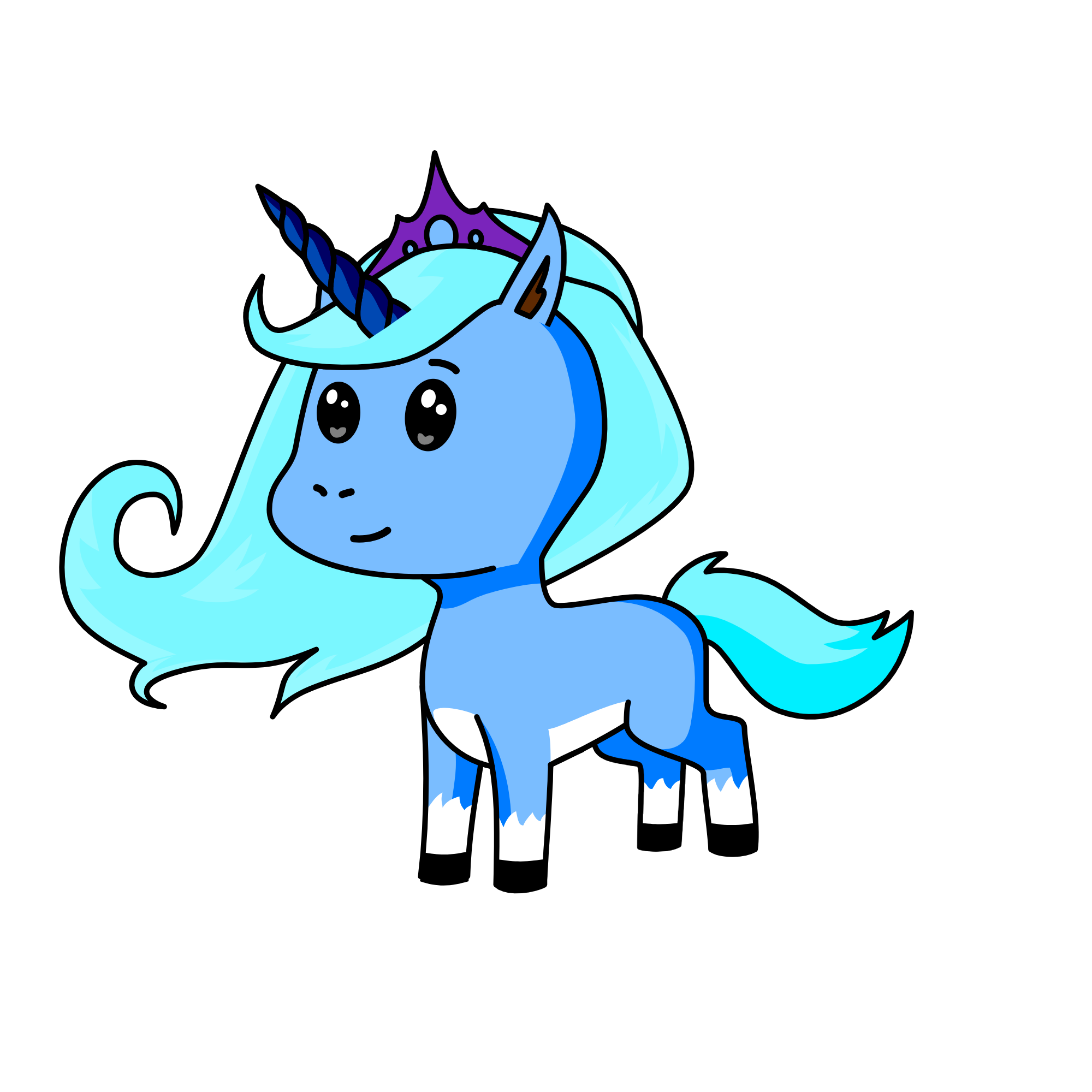 Snow Queen, the unicorn