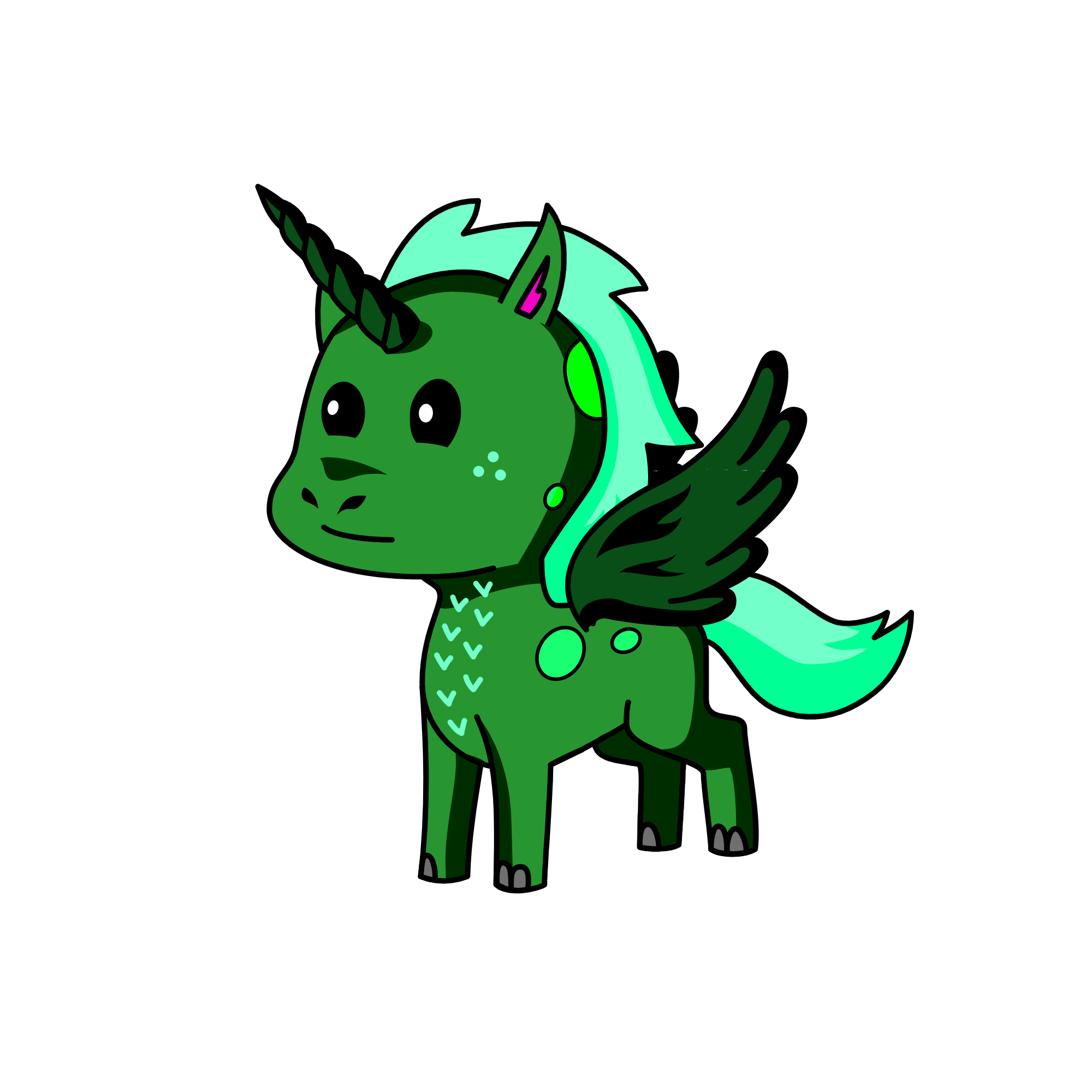 turtle, the unicorn