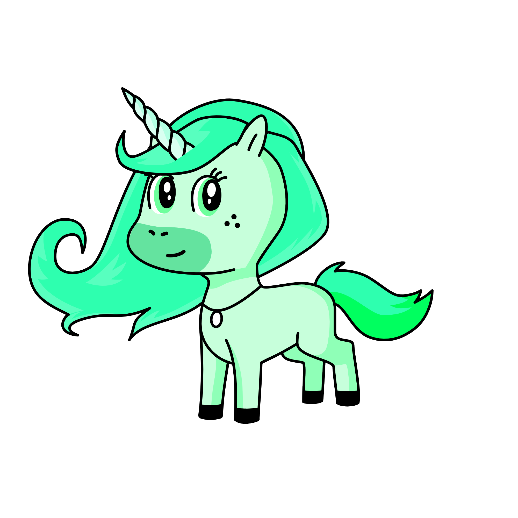 Greeney, the unicorn
