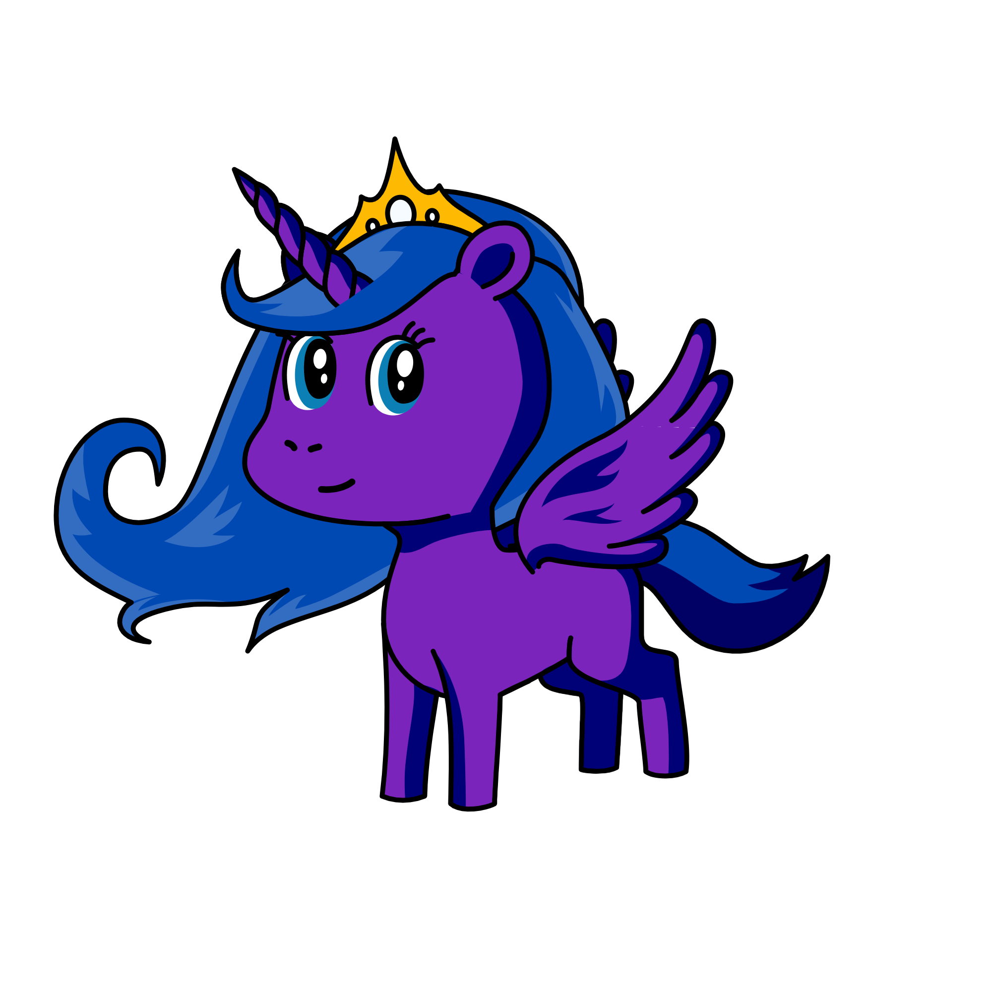 Princees Purple, the unicorn