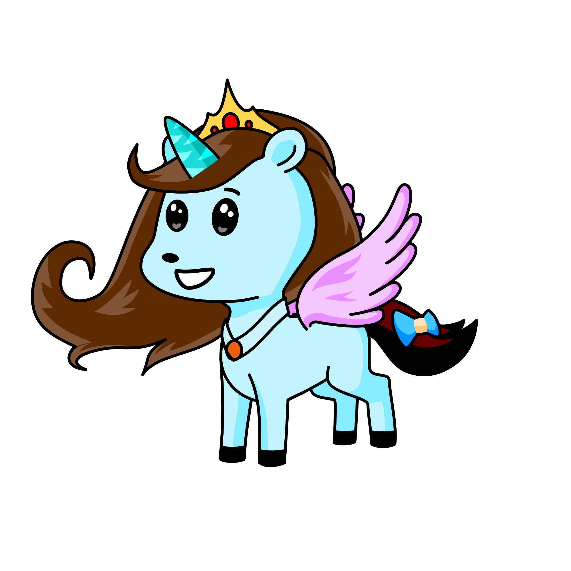 SNOW QUEEN, the unicorn