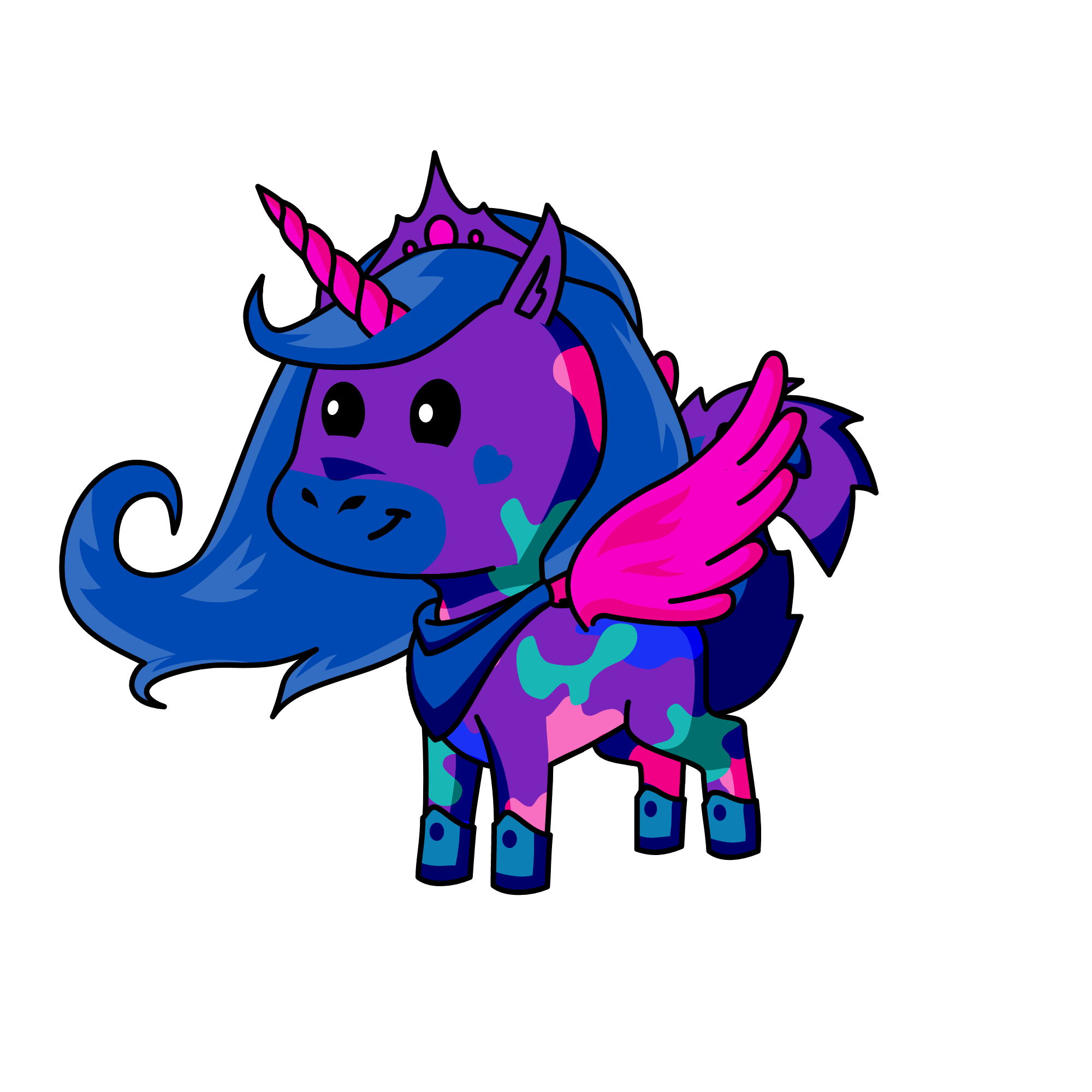 mooniy, the unicorn