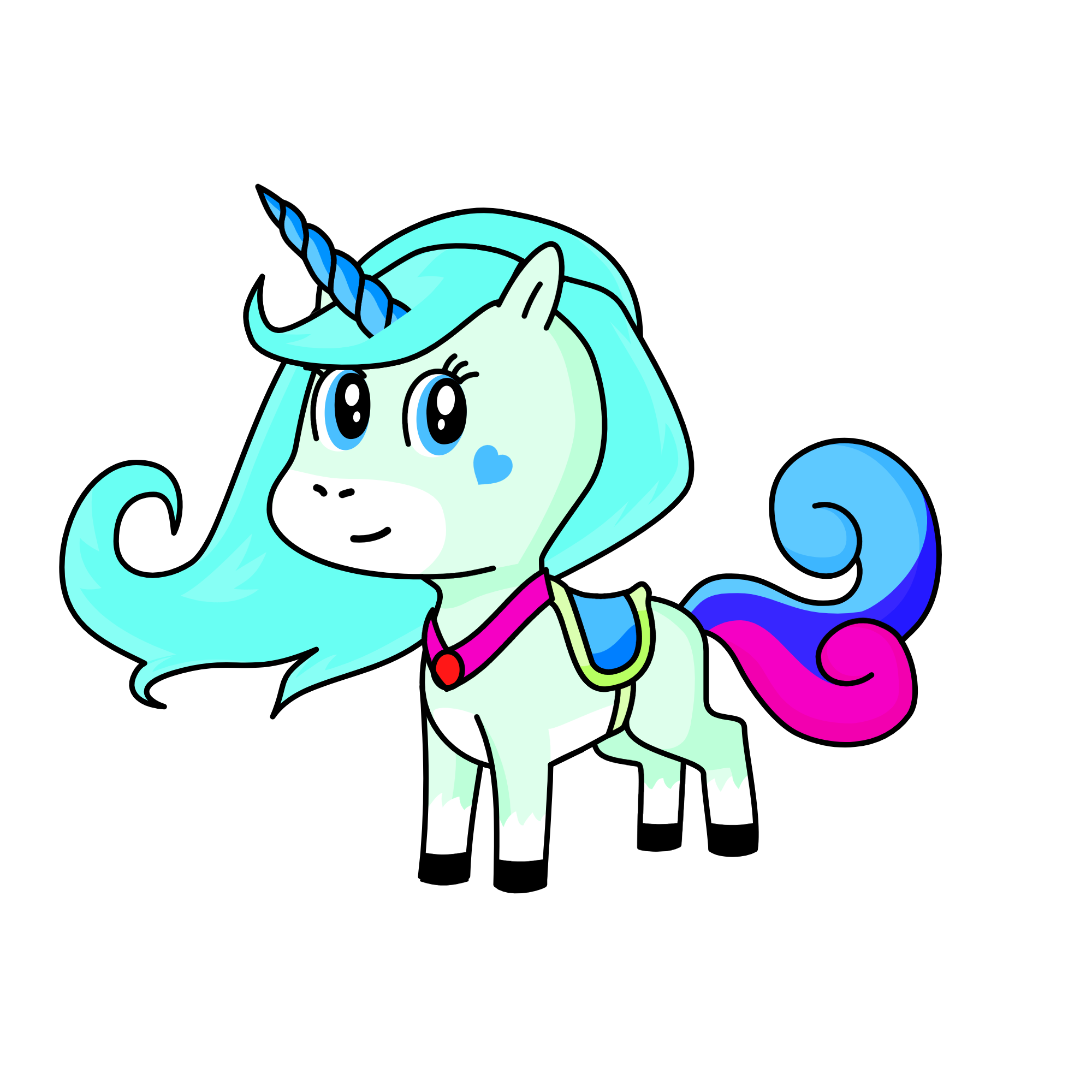 Snowy, the unicorn