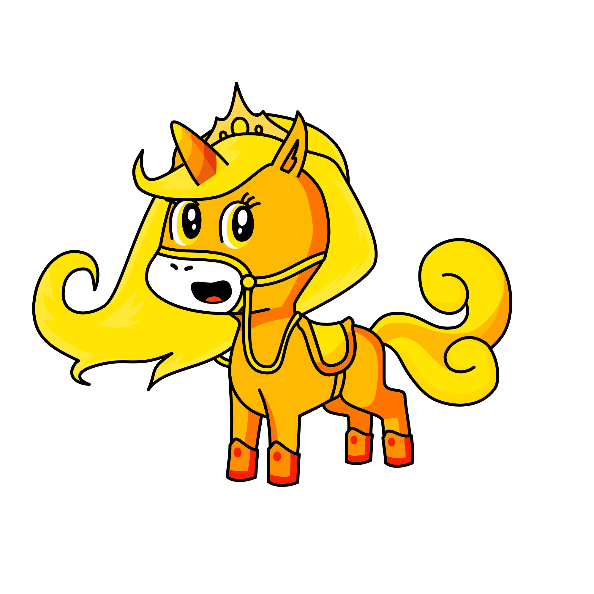 THE SUNSHINE PRINCESS, the unicorn