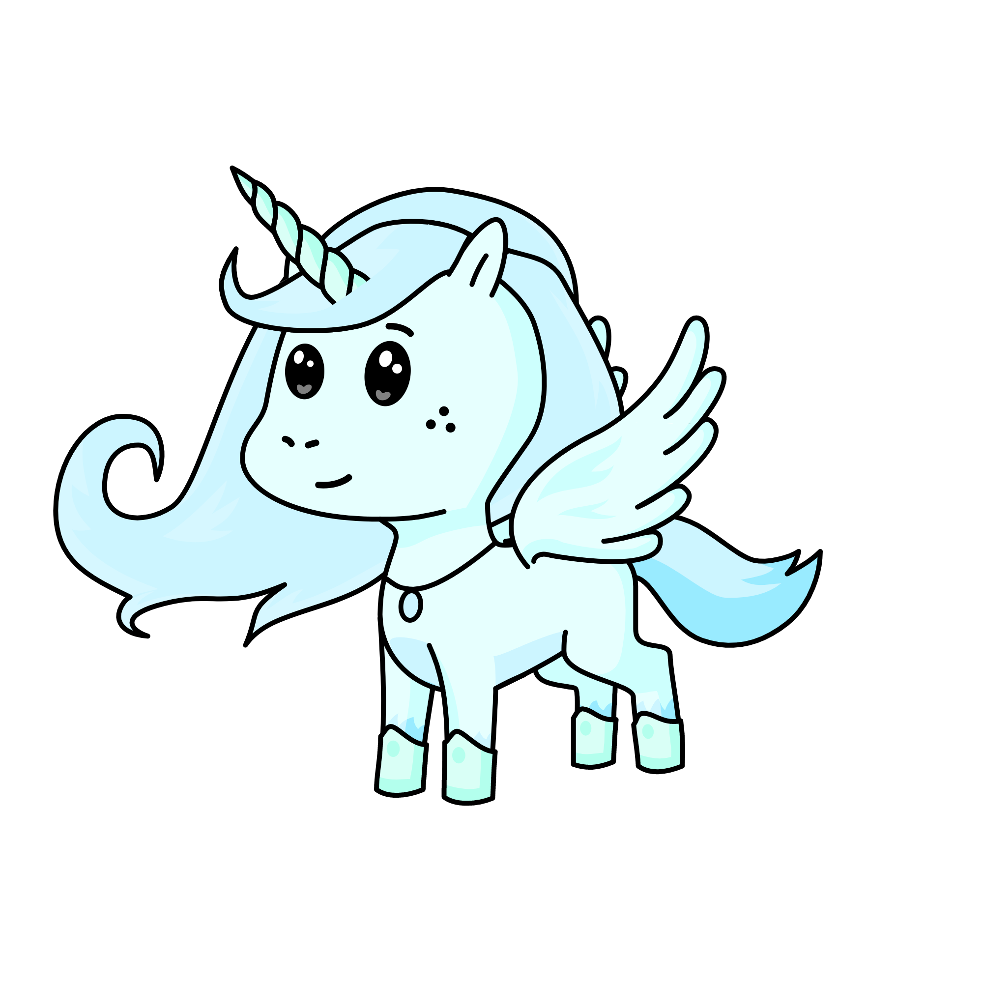 Diamond, the unicorn