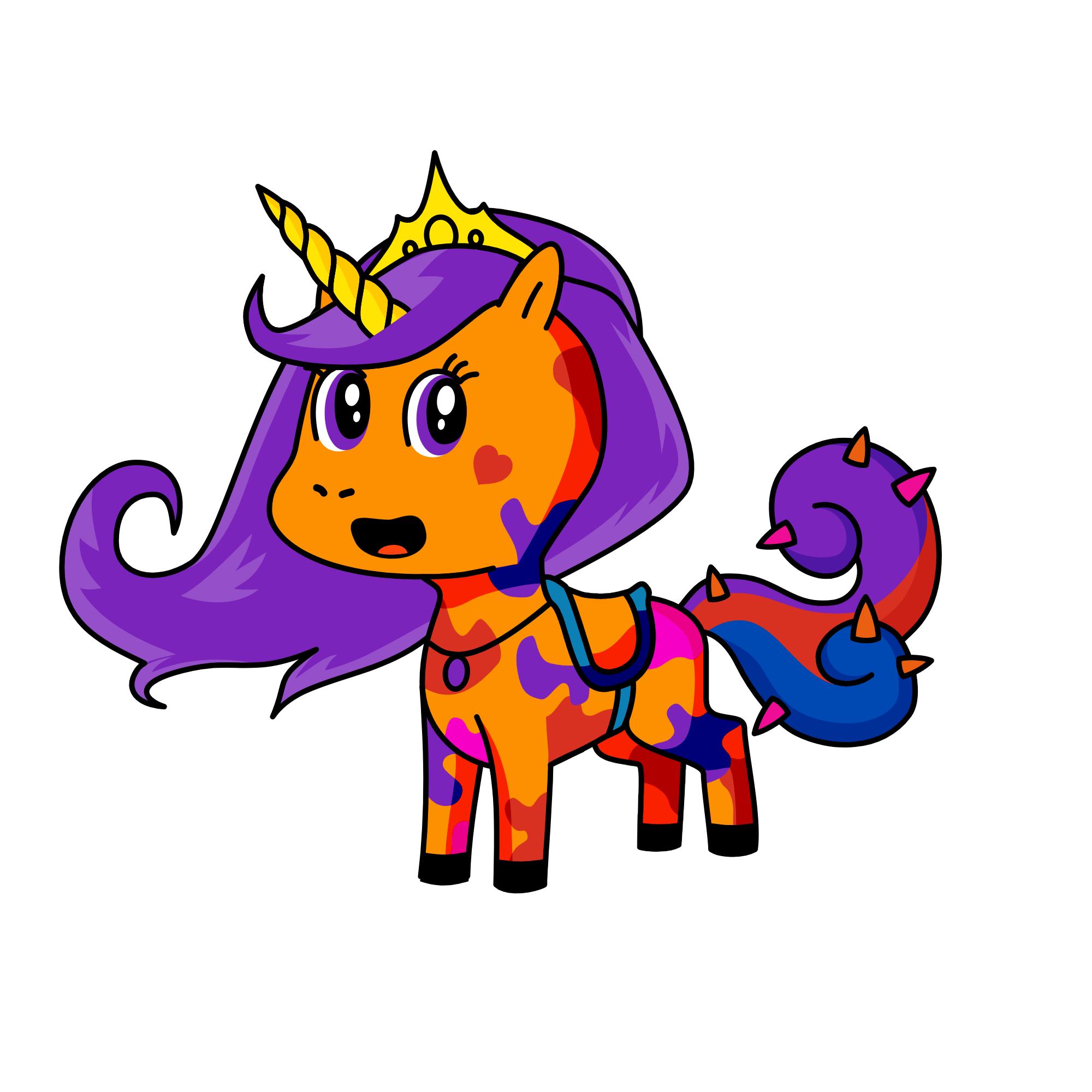 Fun creativity, the unicorn