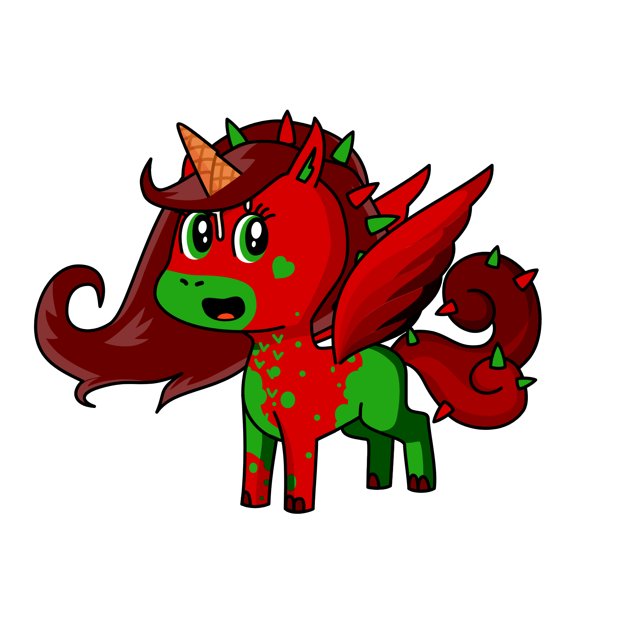 Wild Cherrycorn, the unicorn