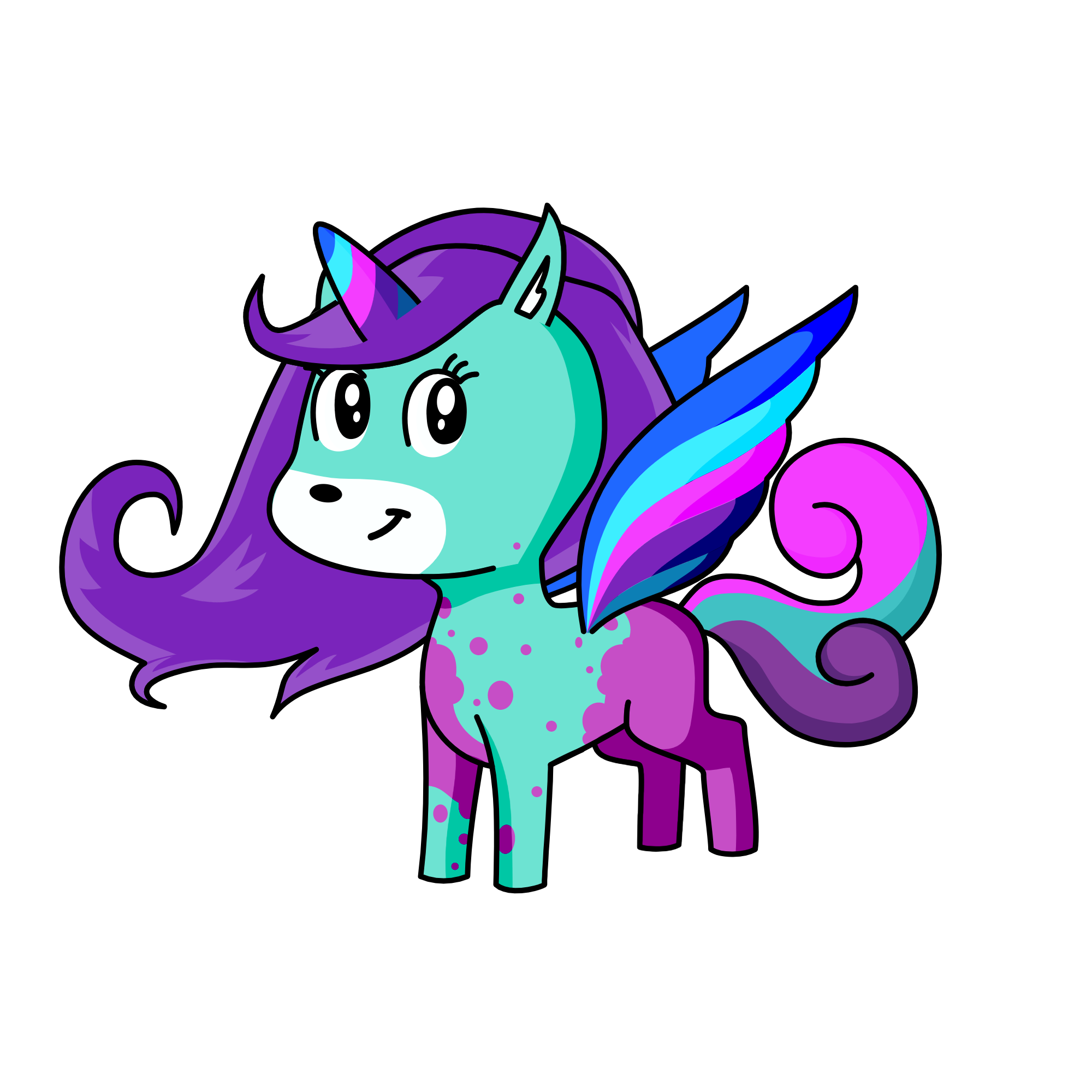 candy, the unicorn