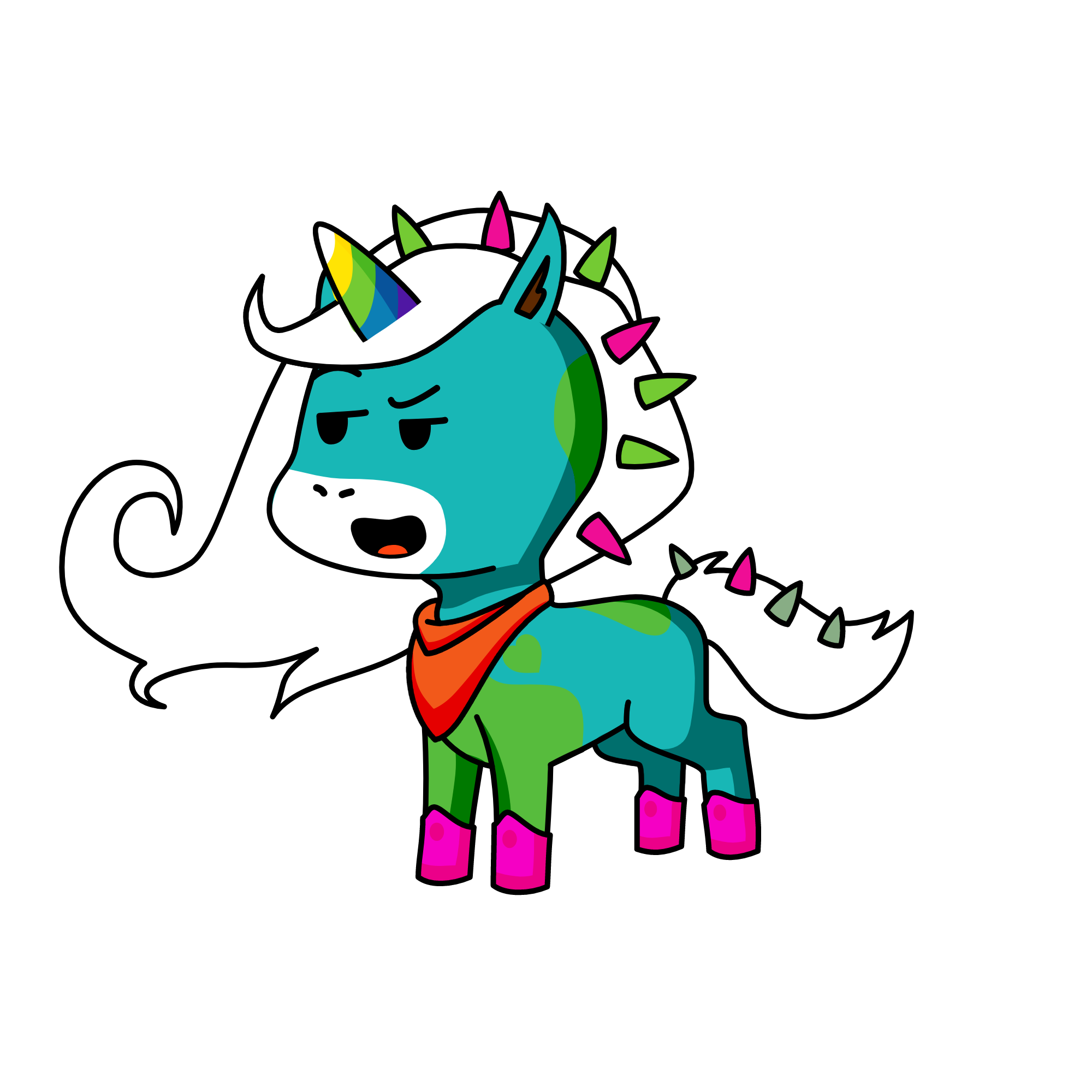 gg, the unicorn
