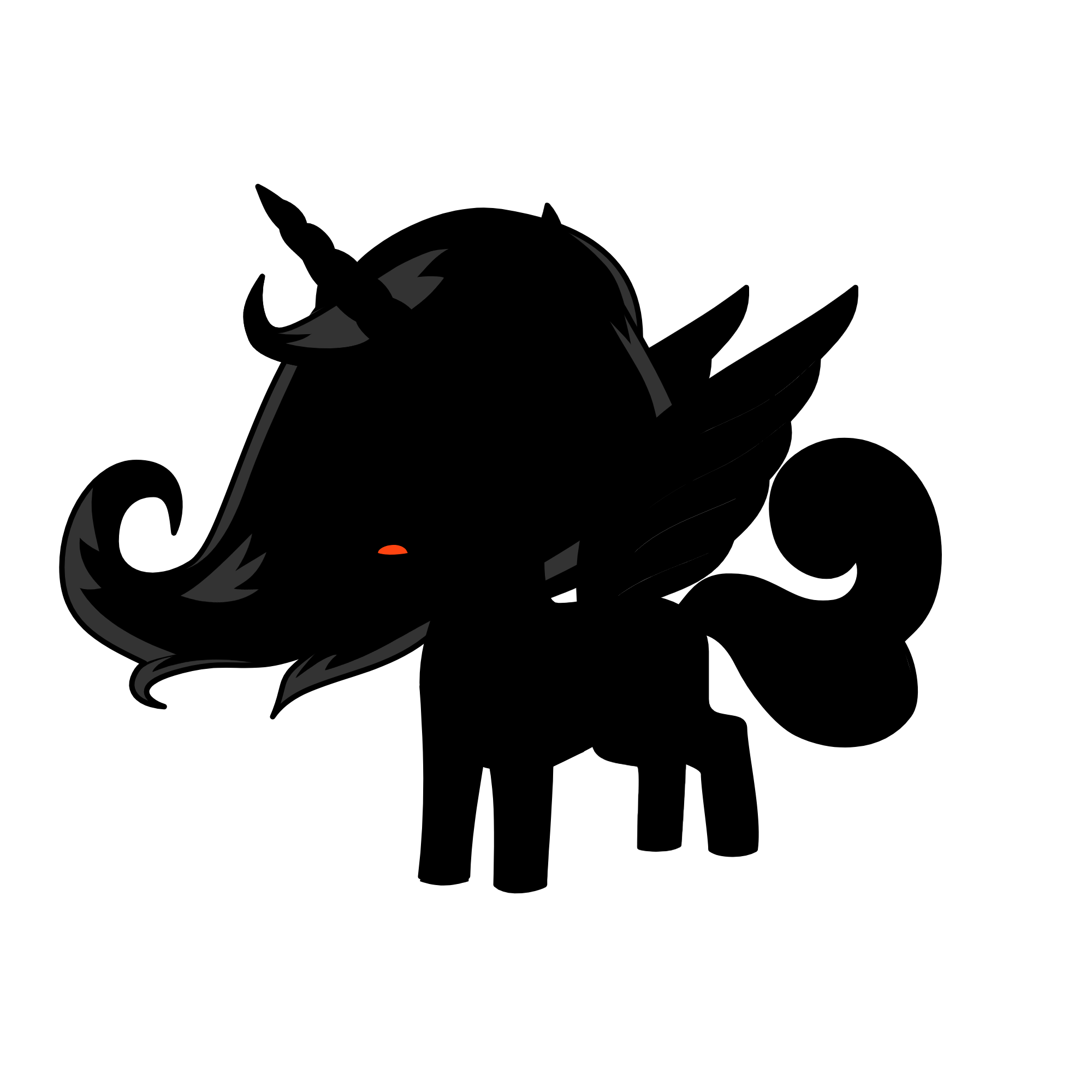 SO SCARY EVERYONE LIKES, the unicorn