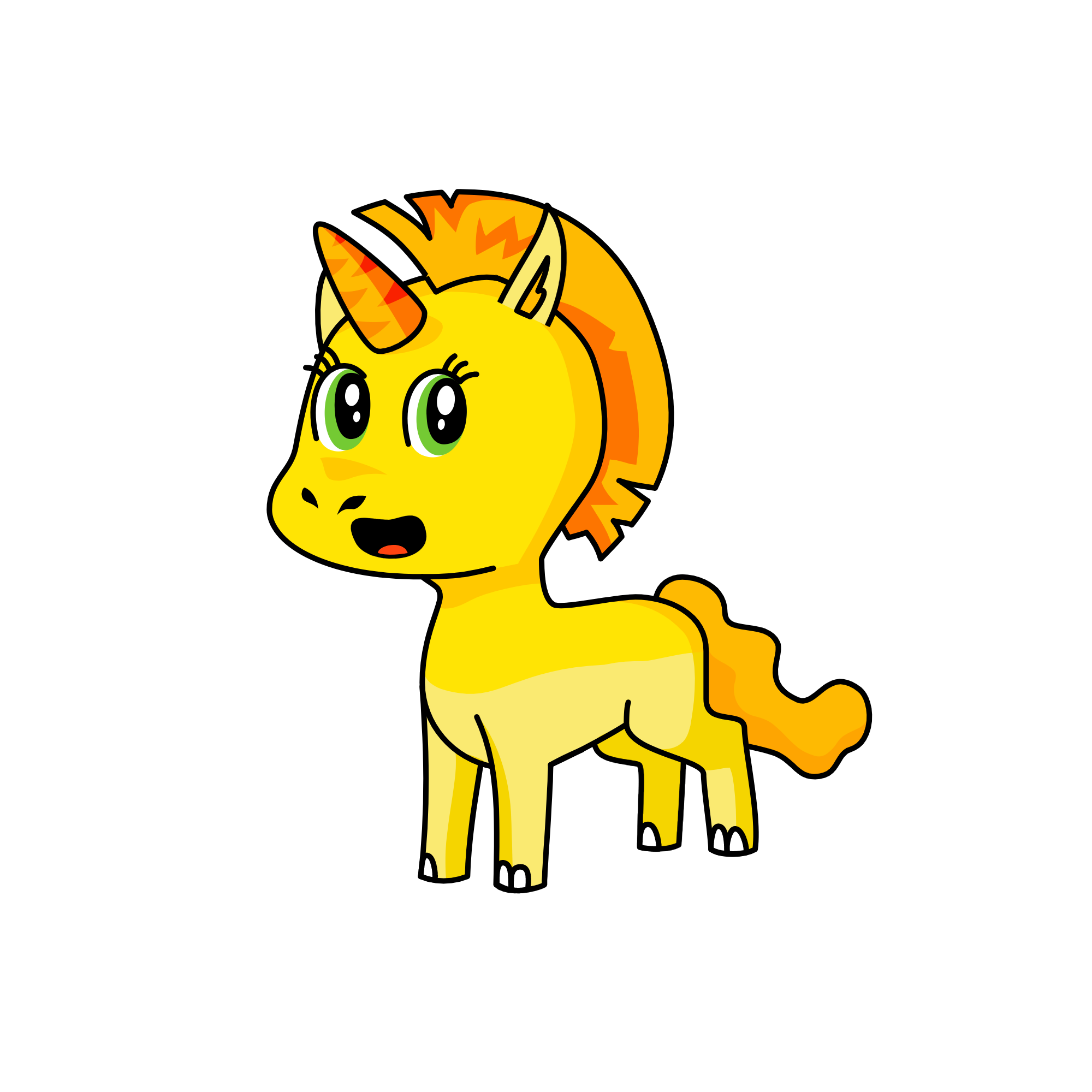 Sunny, the unicorn