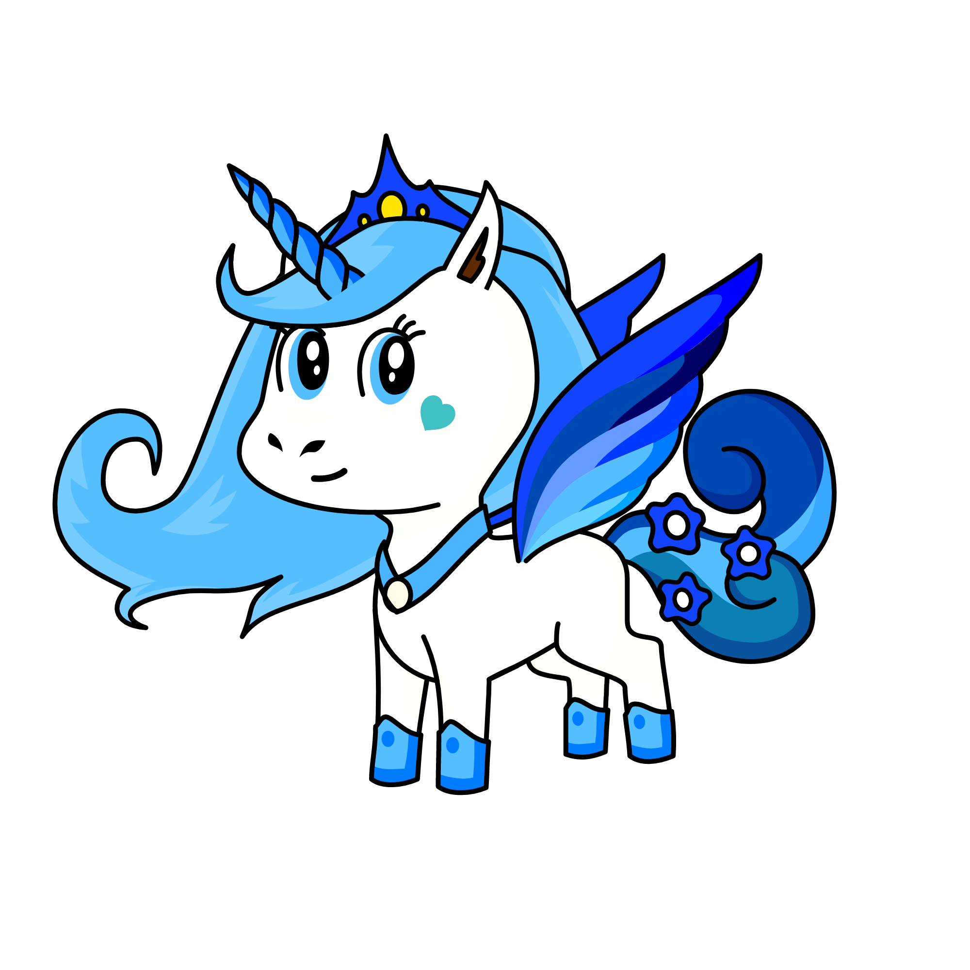 Crystal, the unicorn