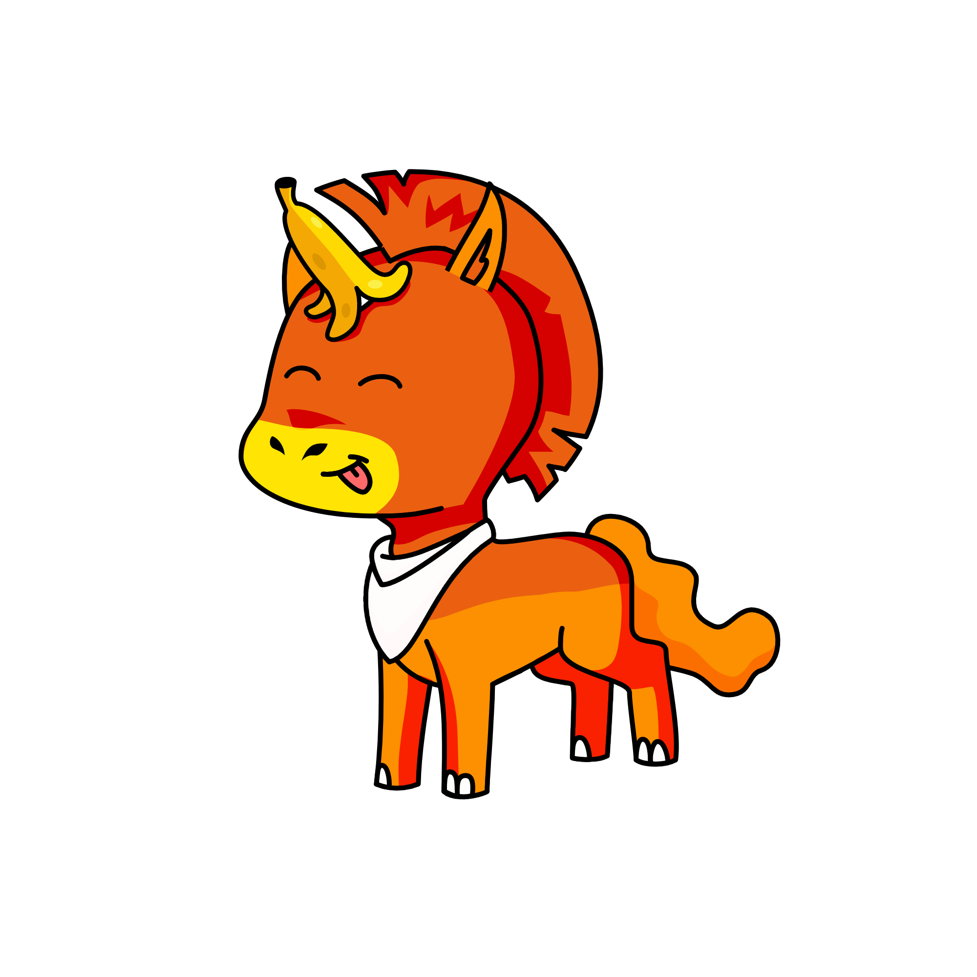 Clay, the unicorn