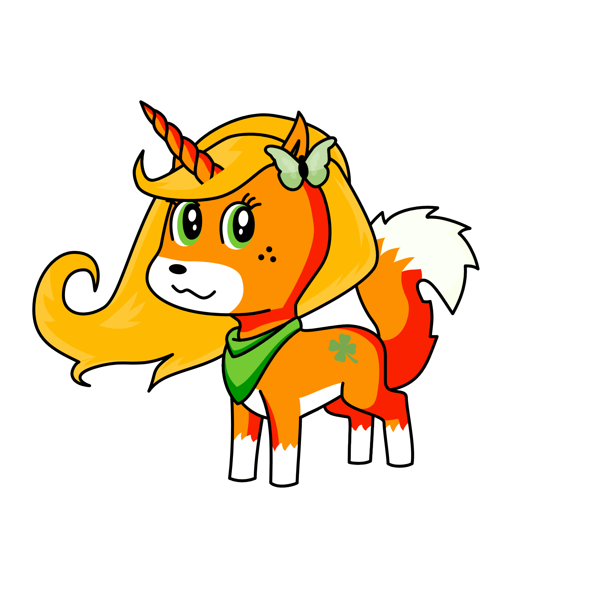 Foxy, the unicorn