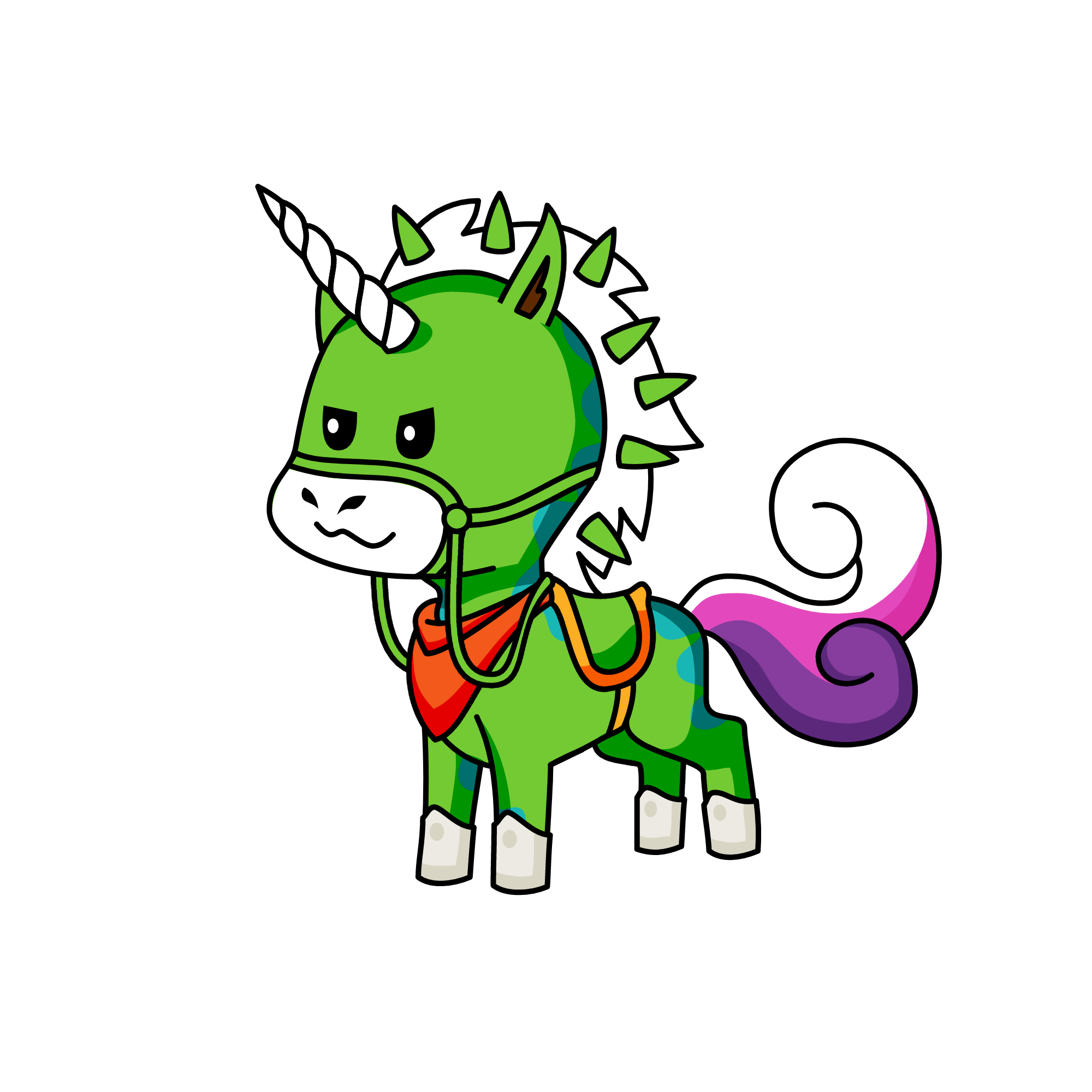 Dinocorn, the unicorn
