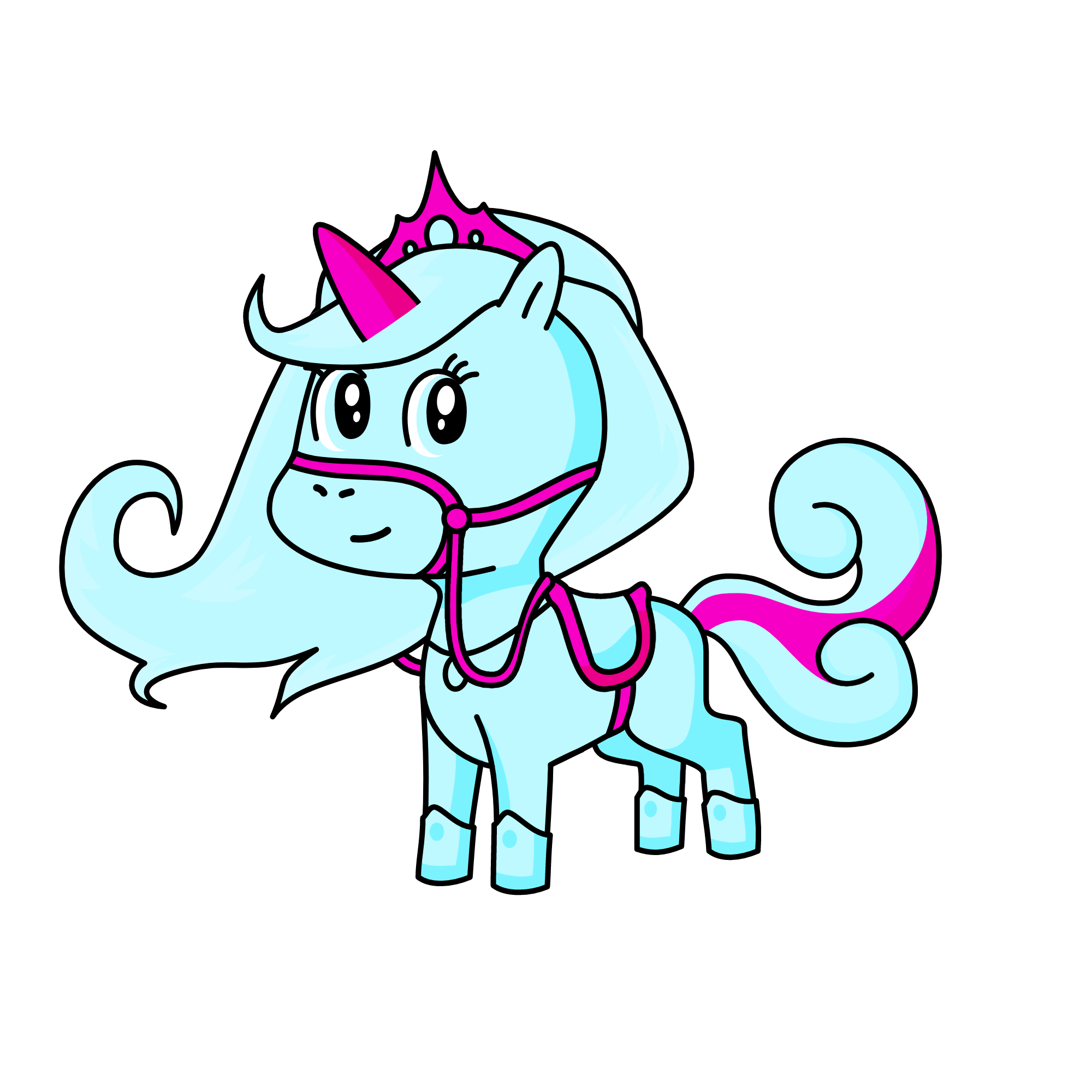 GLACIER ICE WORRIOR, the unicorn