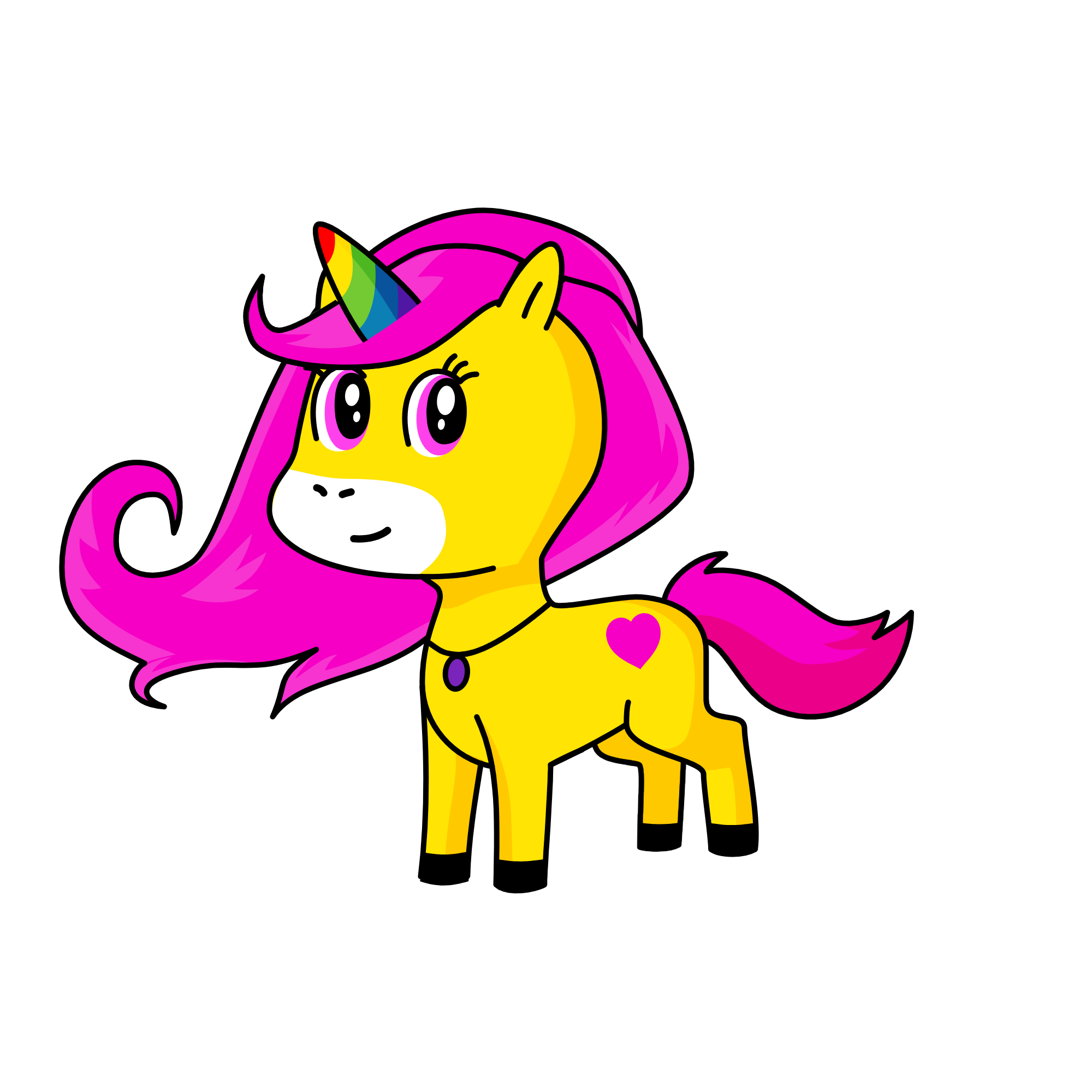 rainbow, the unicorn