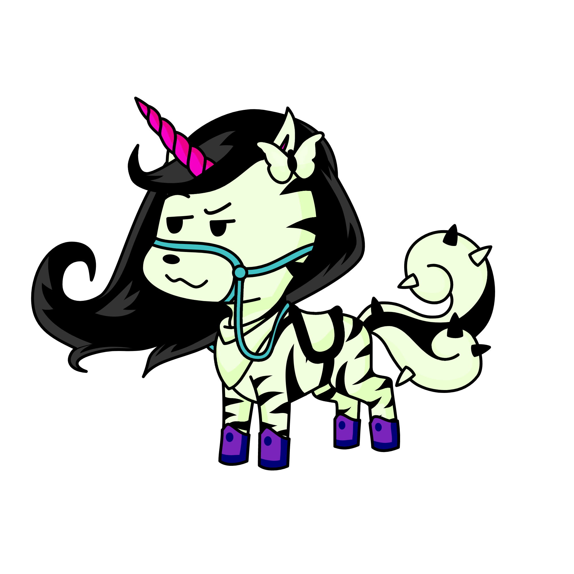 blacky, the unicorn