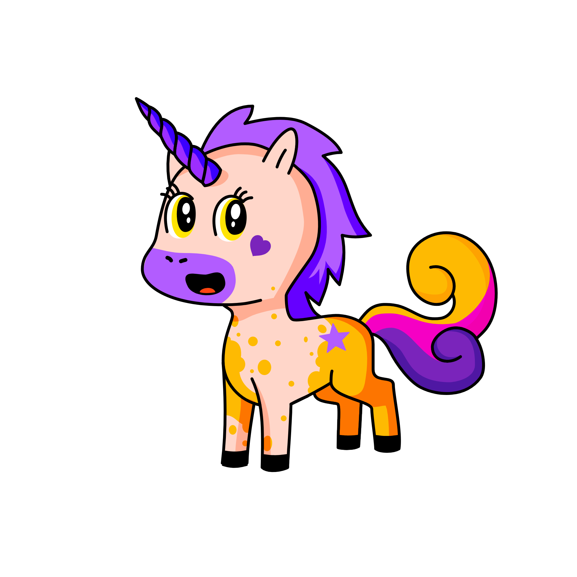 poof, the unicorn