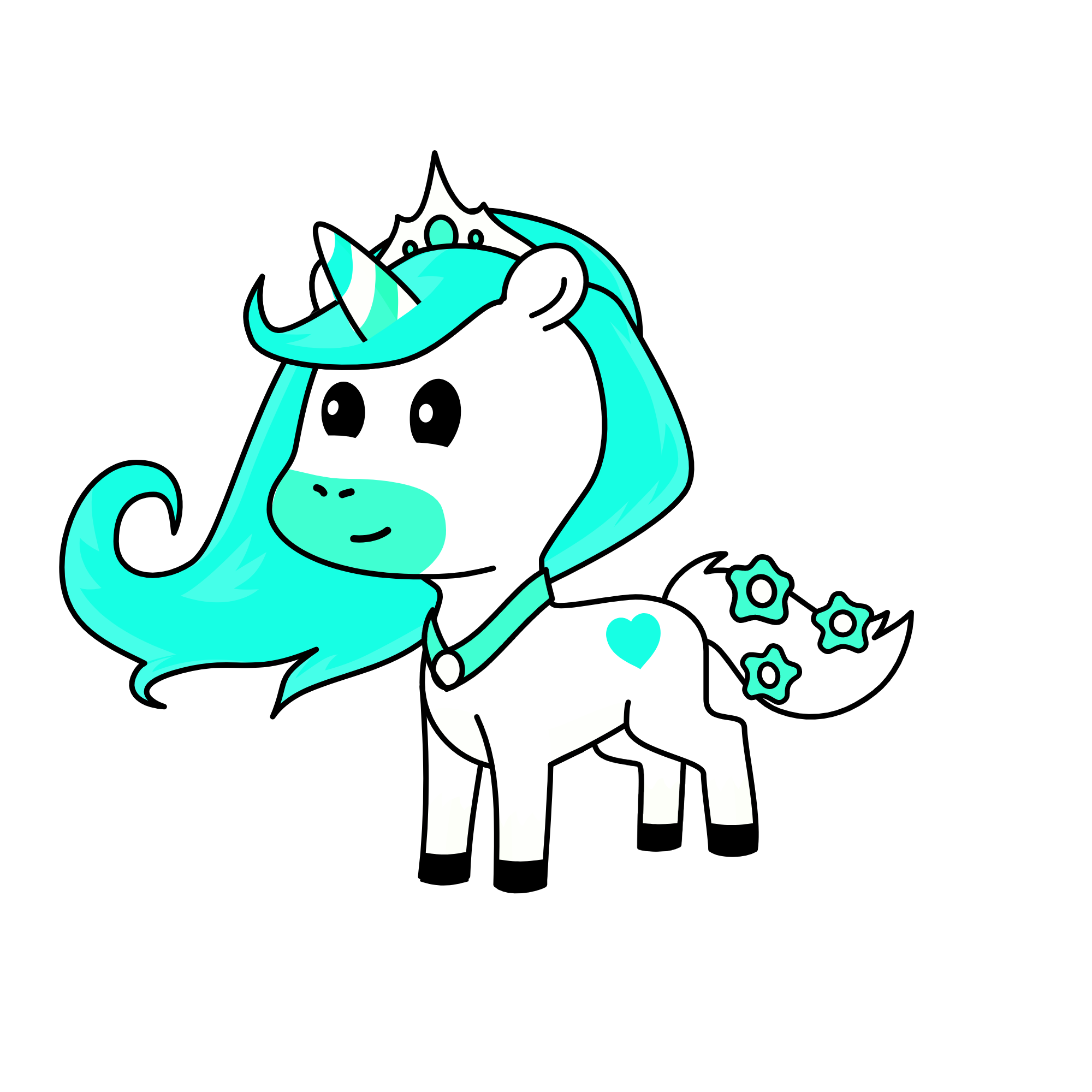 Princess Snow, the unicorn