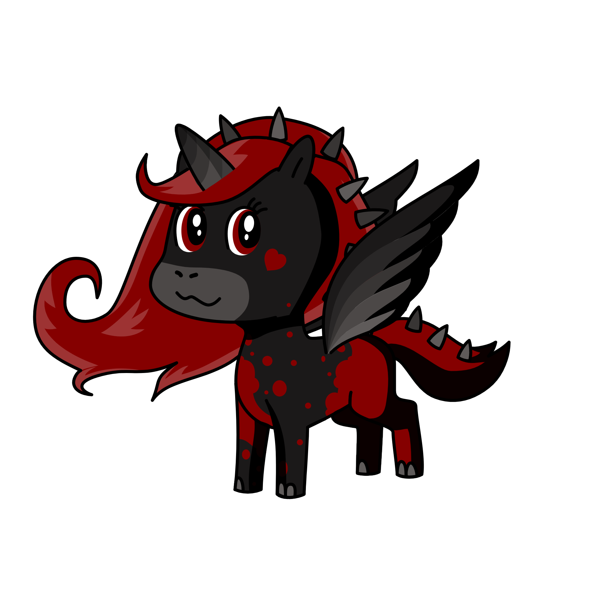 Red Smoke, the unicorn