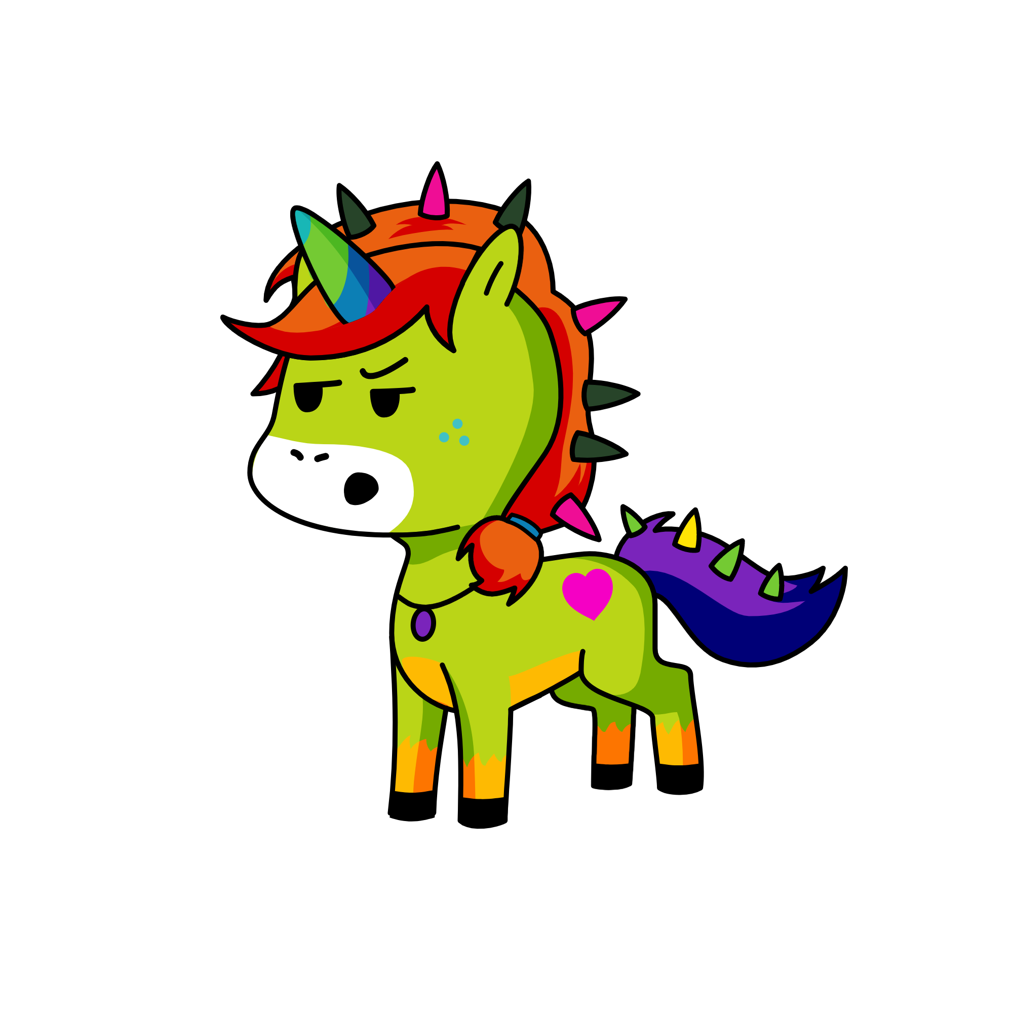 pinky, the unicorn