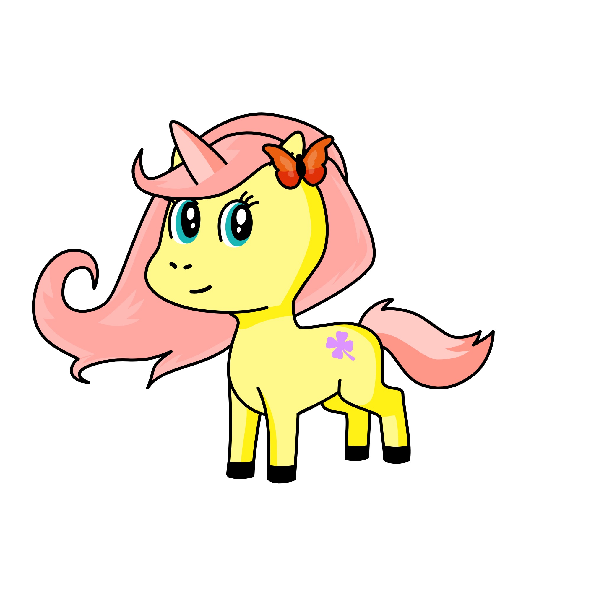 flutter shy, the unicorn