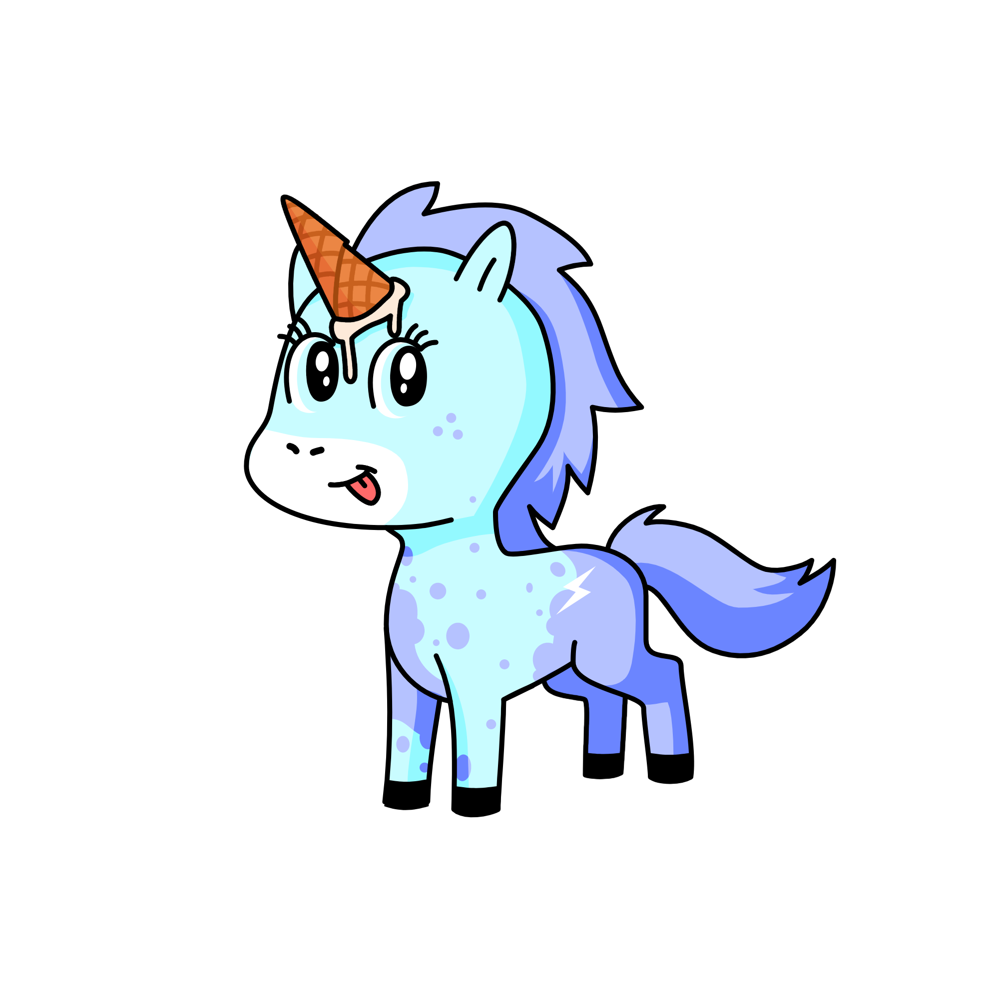 ❄️Snow Flake❄️, the unicorn
