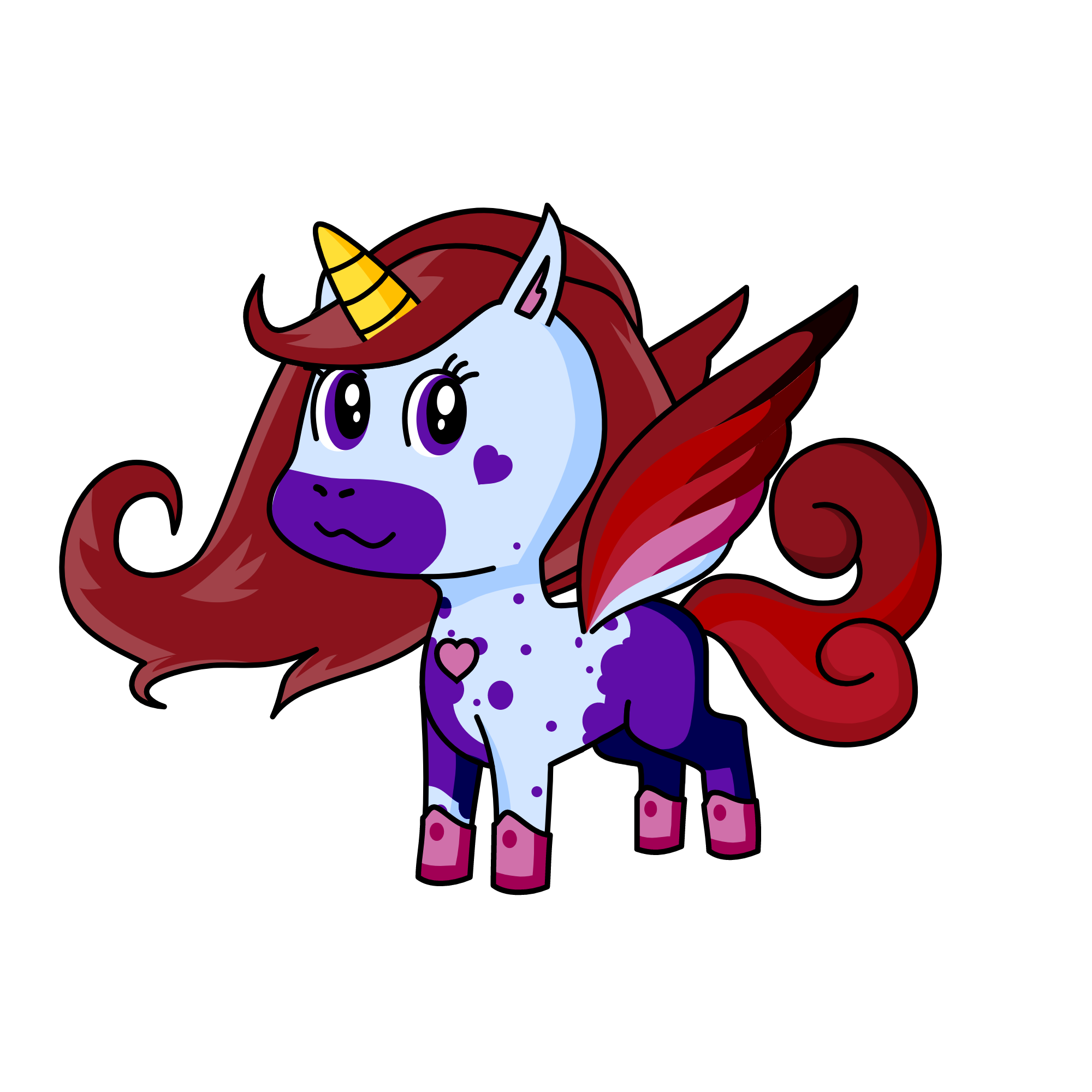 🌬️Can you sing with all the colors of the wind?🌬️her name is beatrix, the unicorn