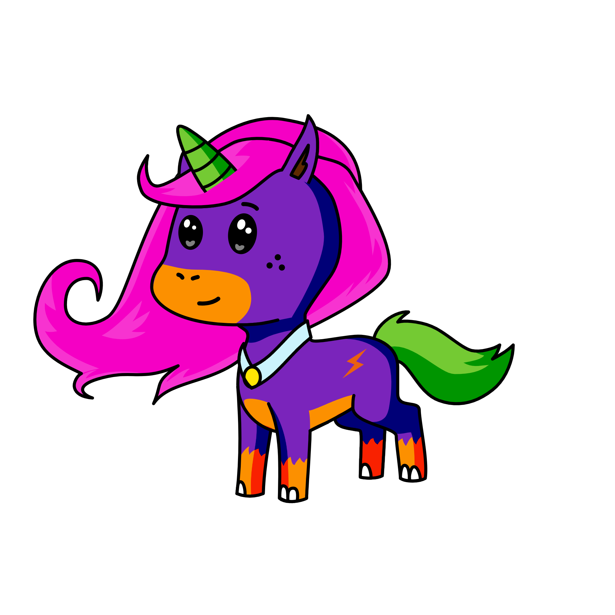 Zena, the unicorn
