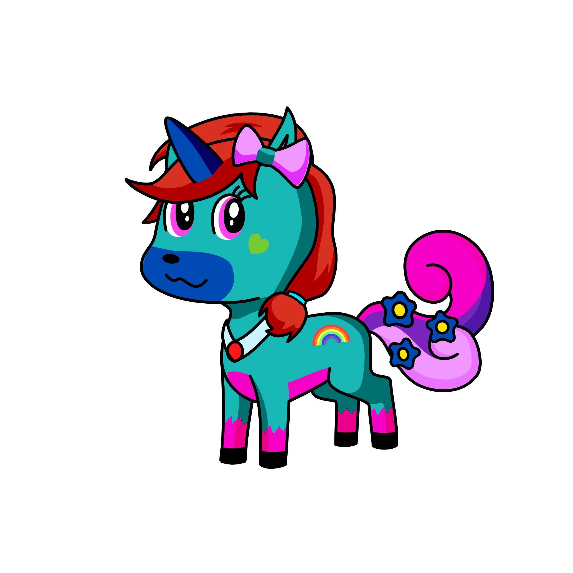 winter, the unicorn