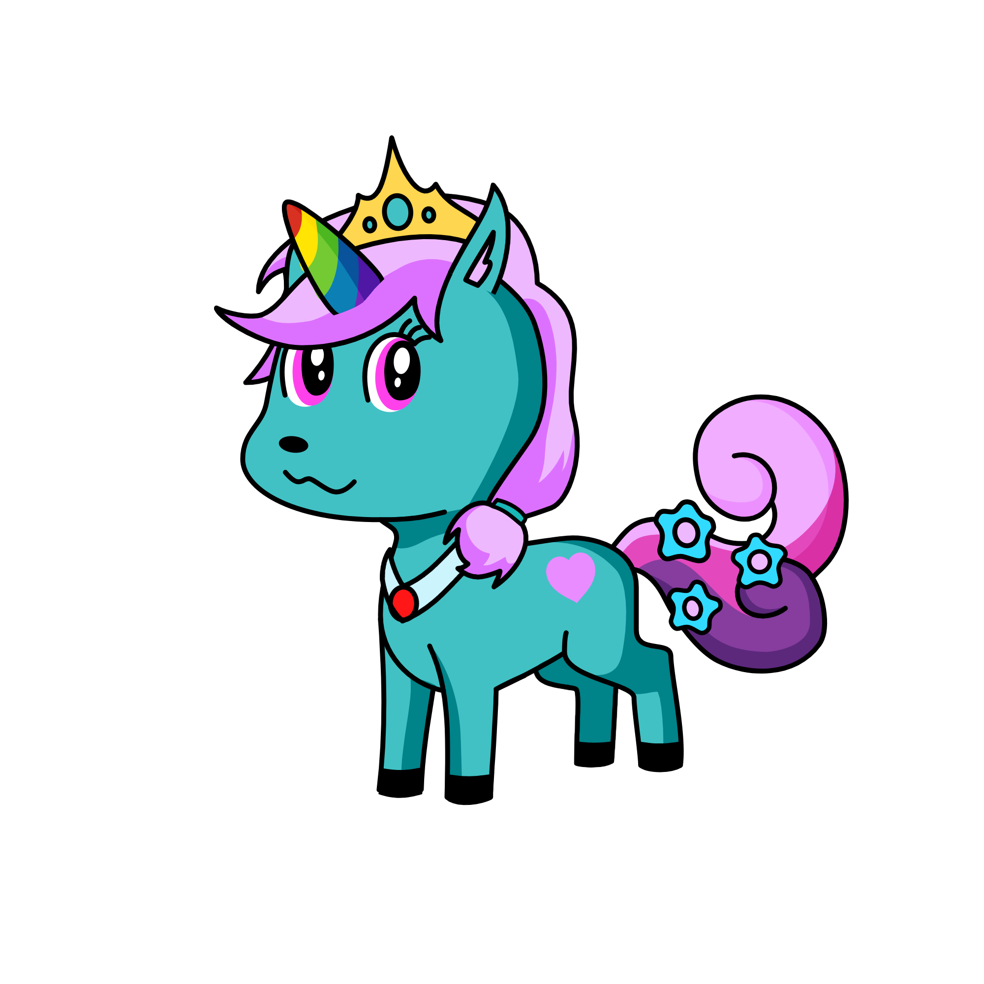 winter, the unicorn