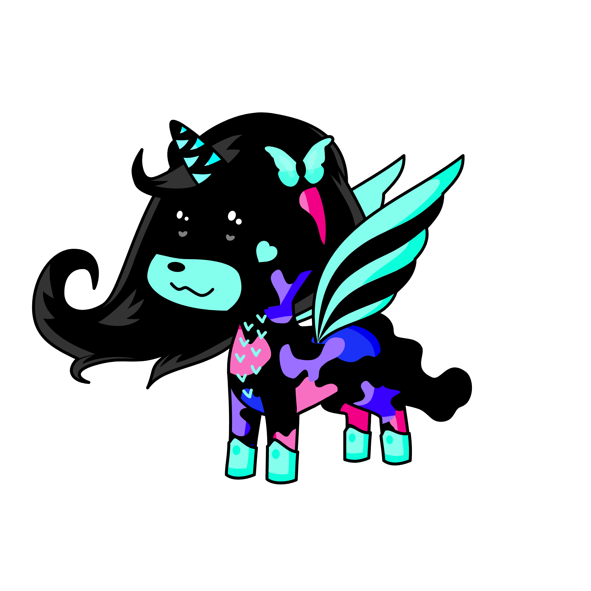 cupcake, the unicorn
