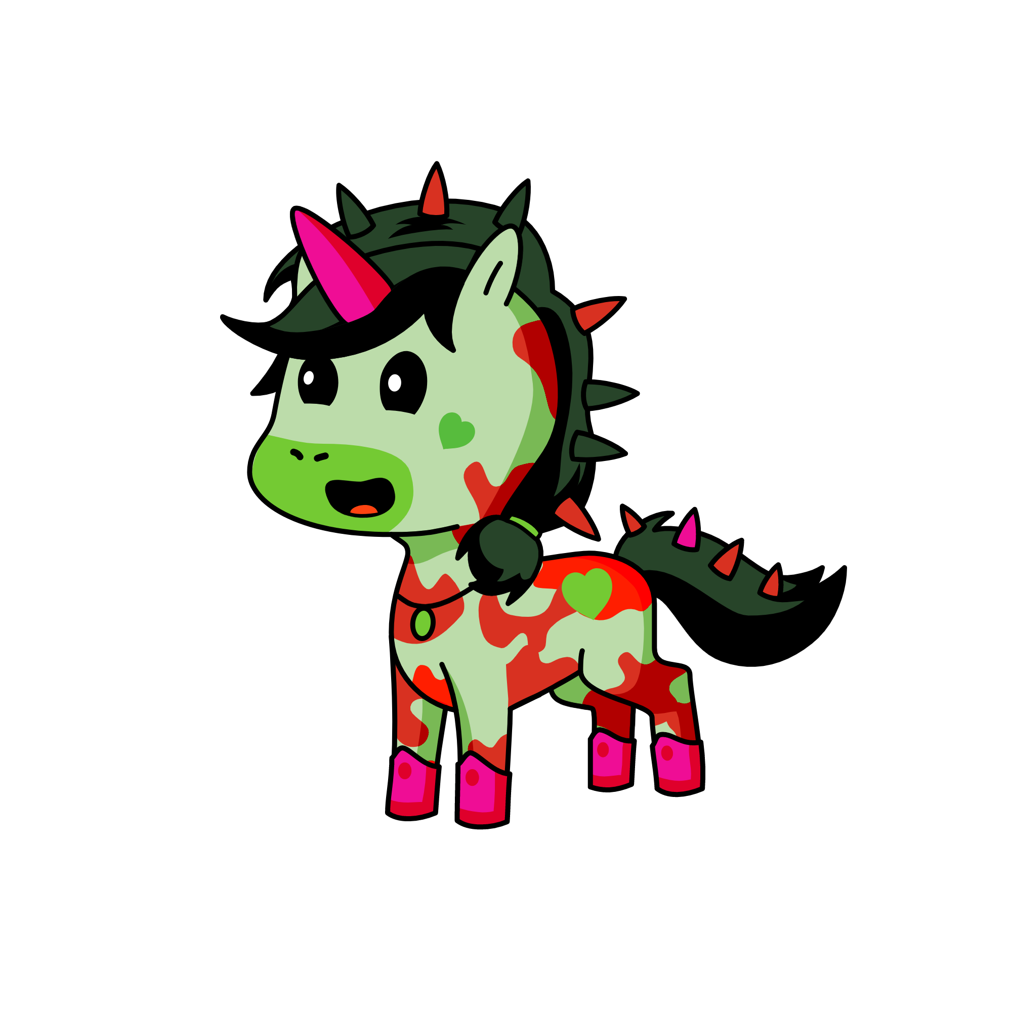 watermelon uni, the unicorn