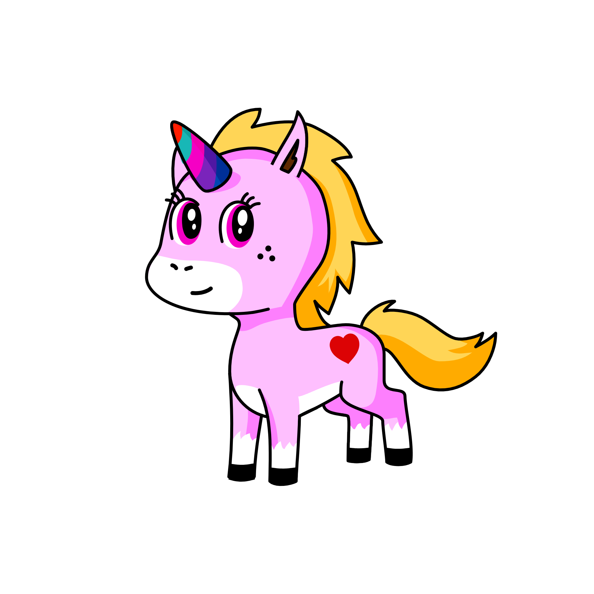 rainbow, the unicorn