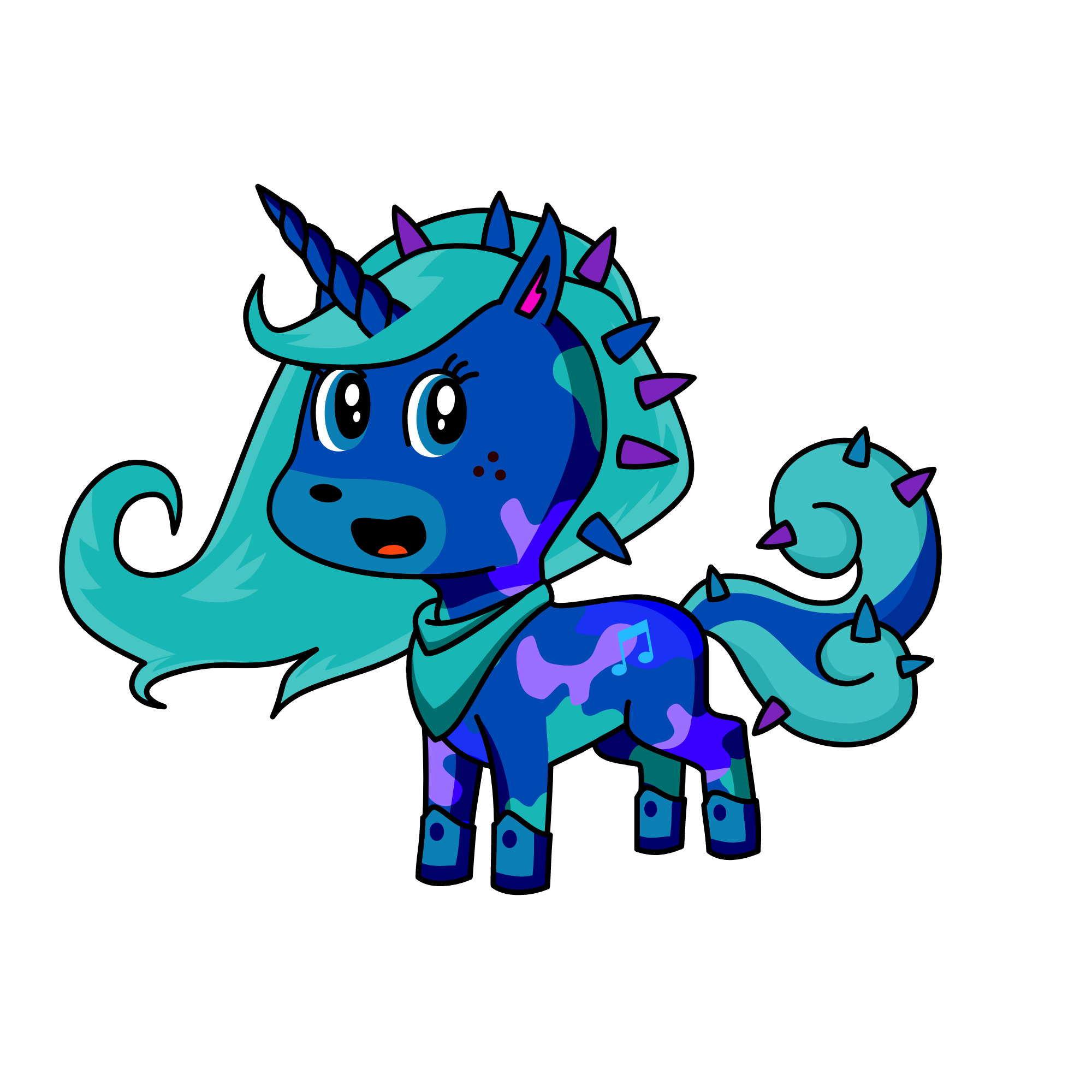 snow, the unicorn
