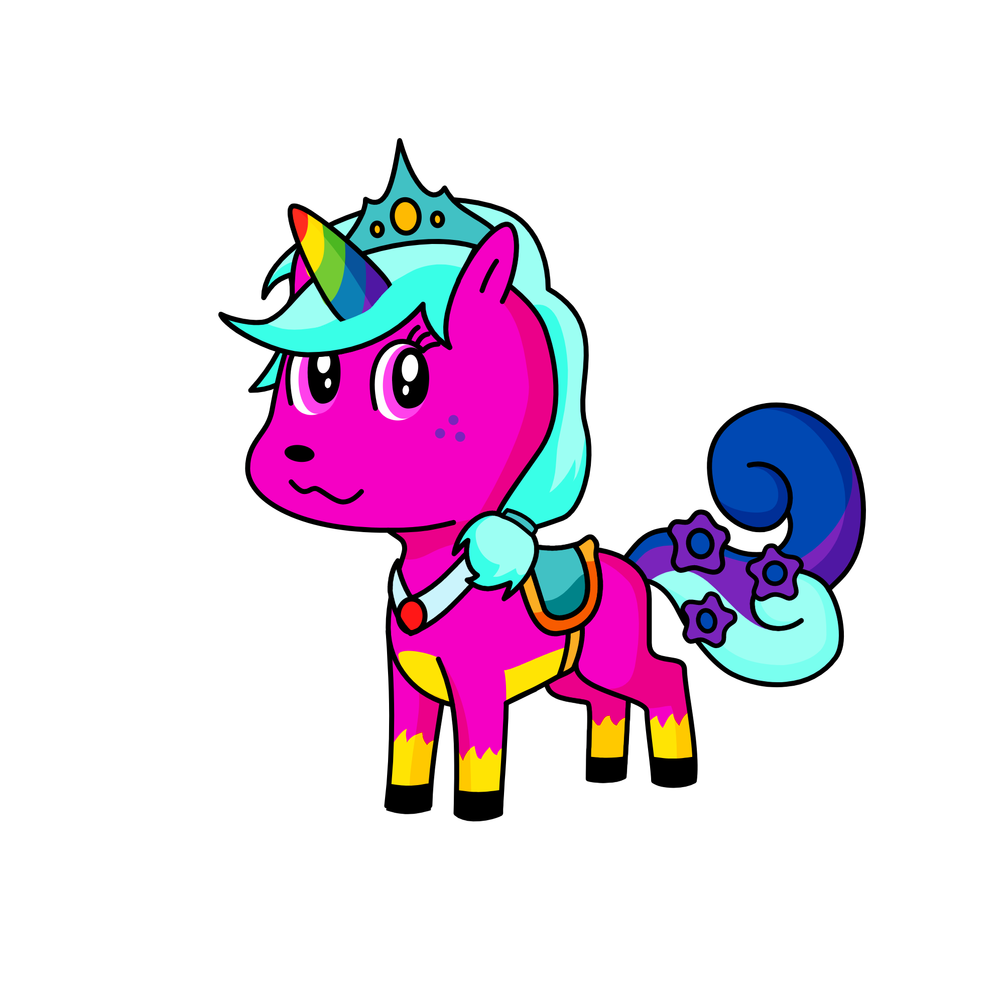 nightmare moon, the unicorn
