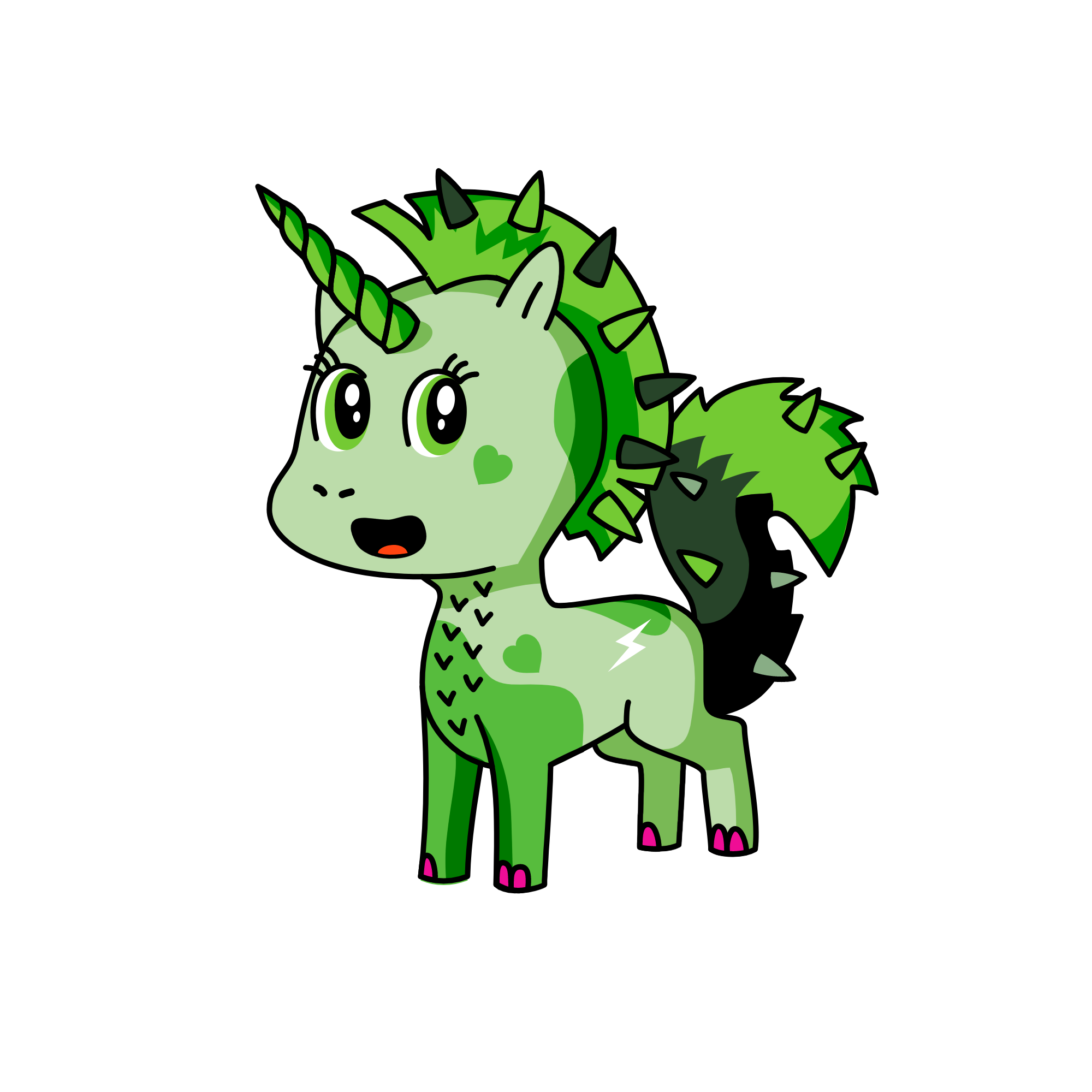 Dragonfire, the unicorn