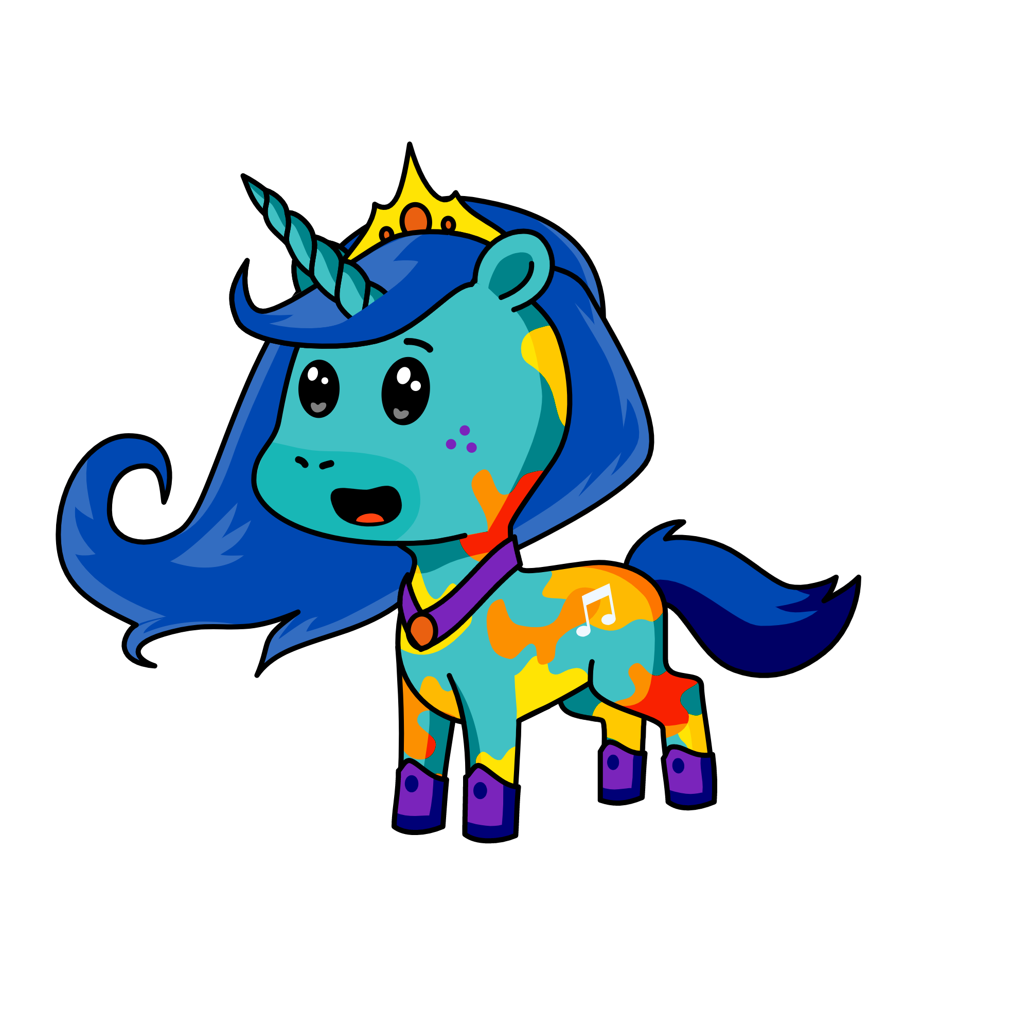 Princes Star, the unicorn